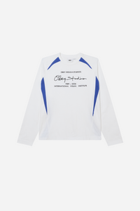 League Shirt Ls White Multi