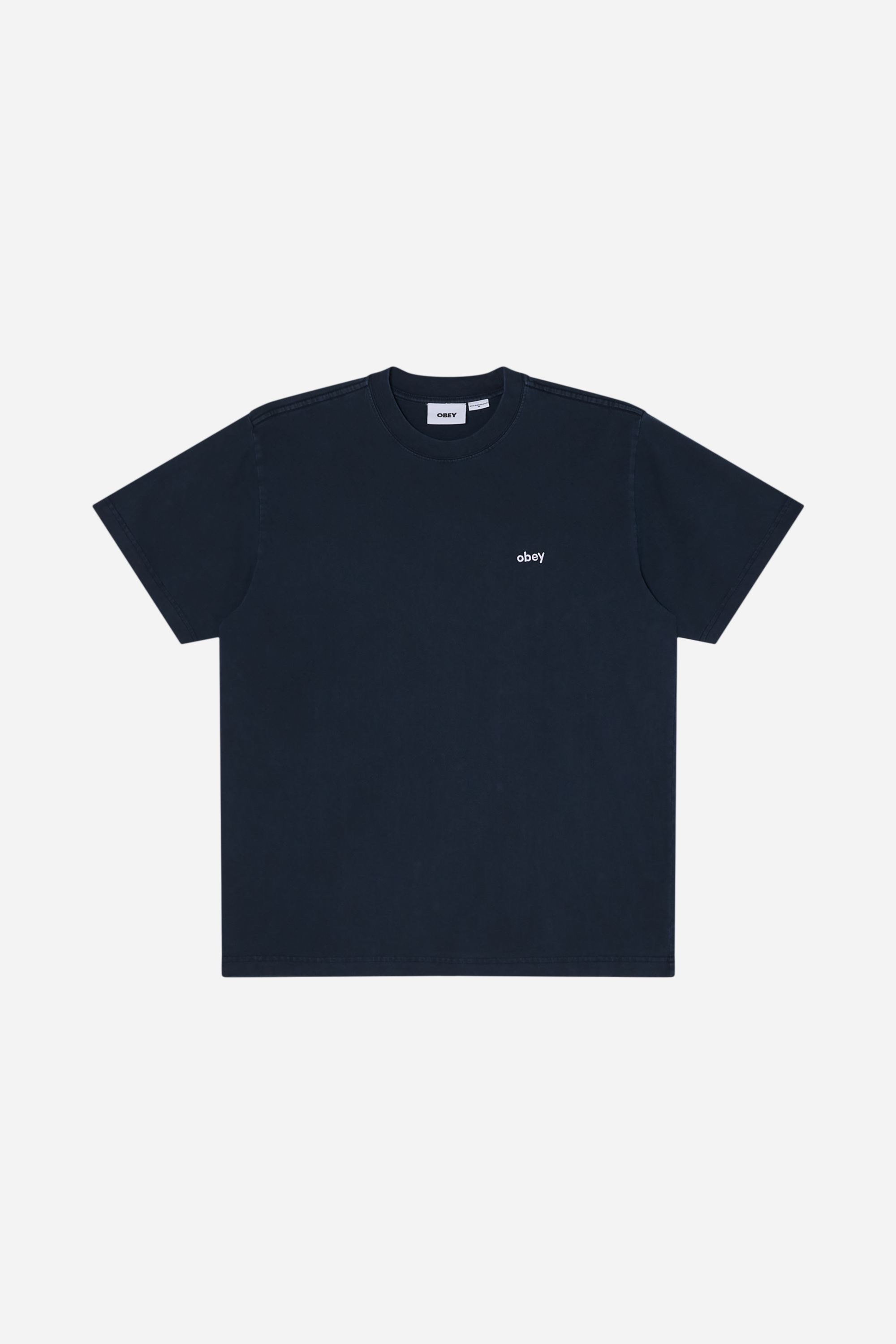 Lowercase Pigment T-shirt Pigment Donker Saffier