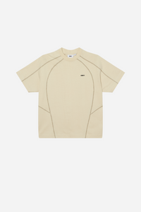 Contrast Stitch Tee Silver Birch