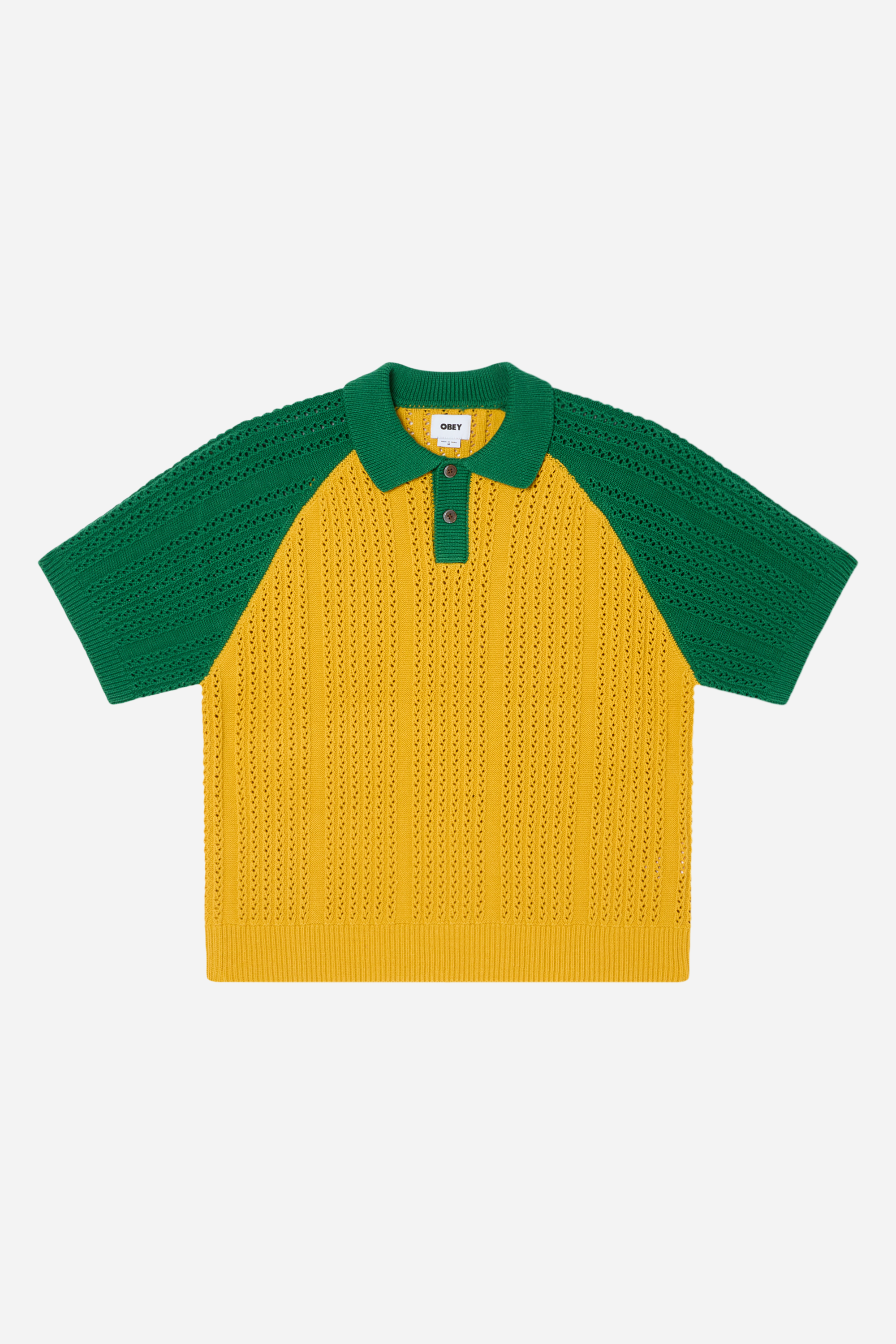 Abel Polo Sweater Mustard Multi