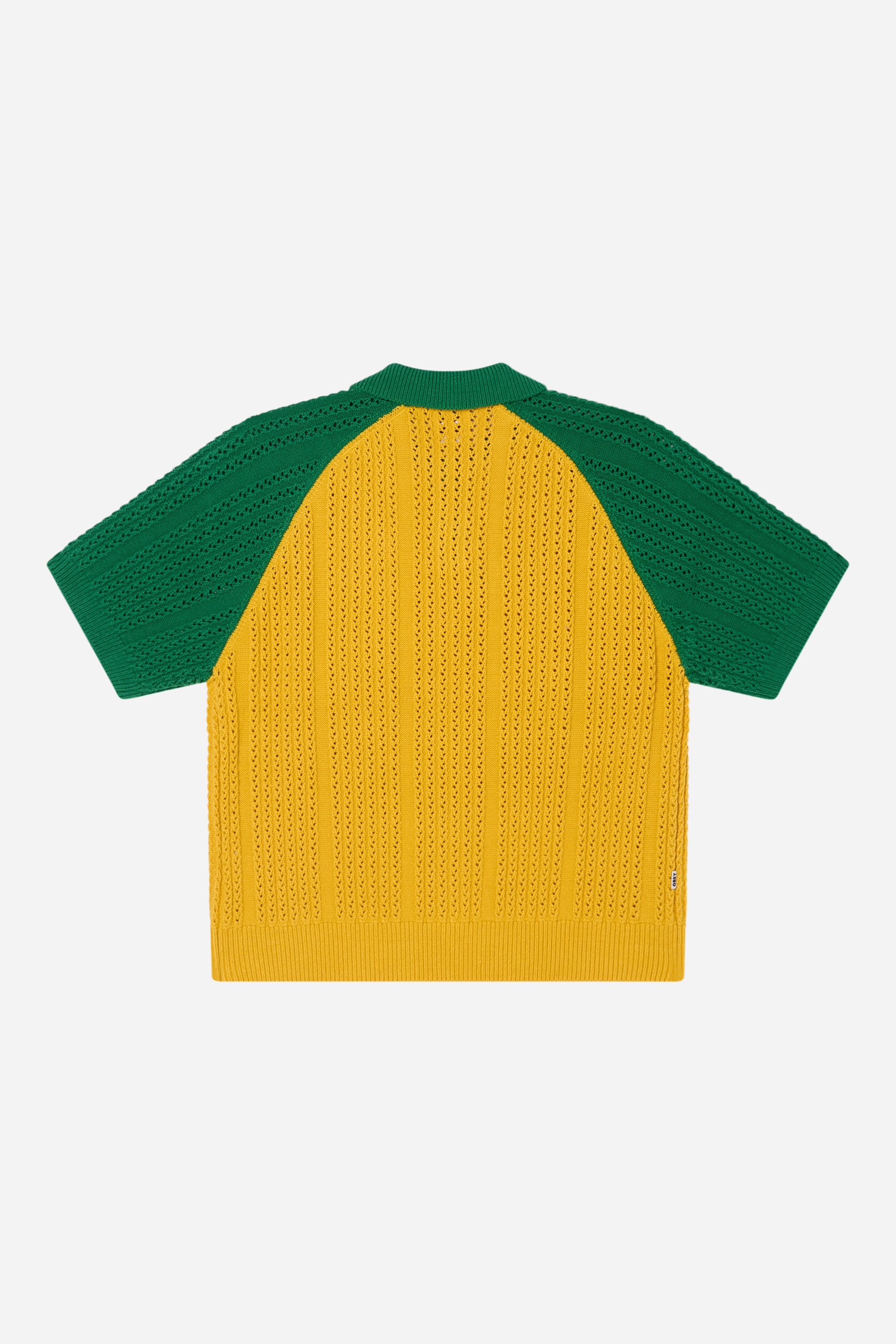 Abel Polo Sweater Mustard Multi