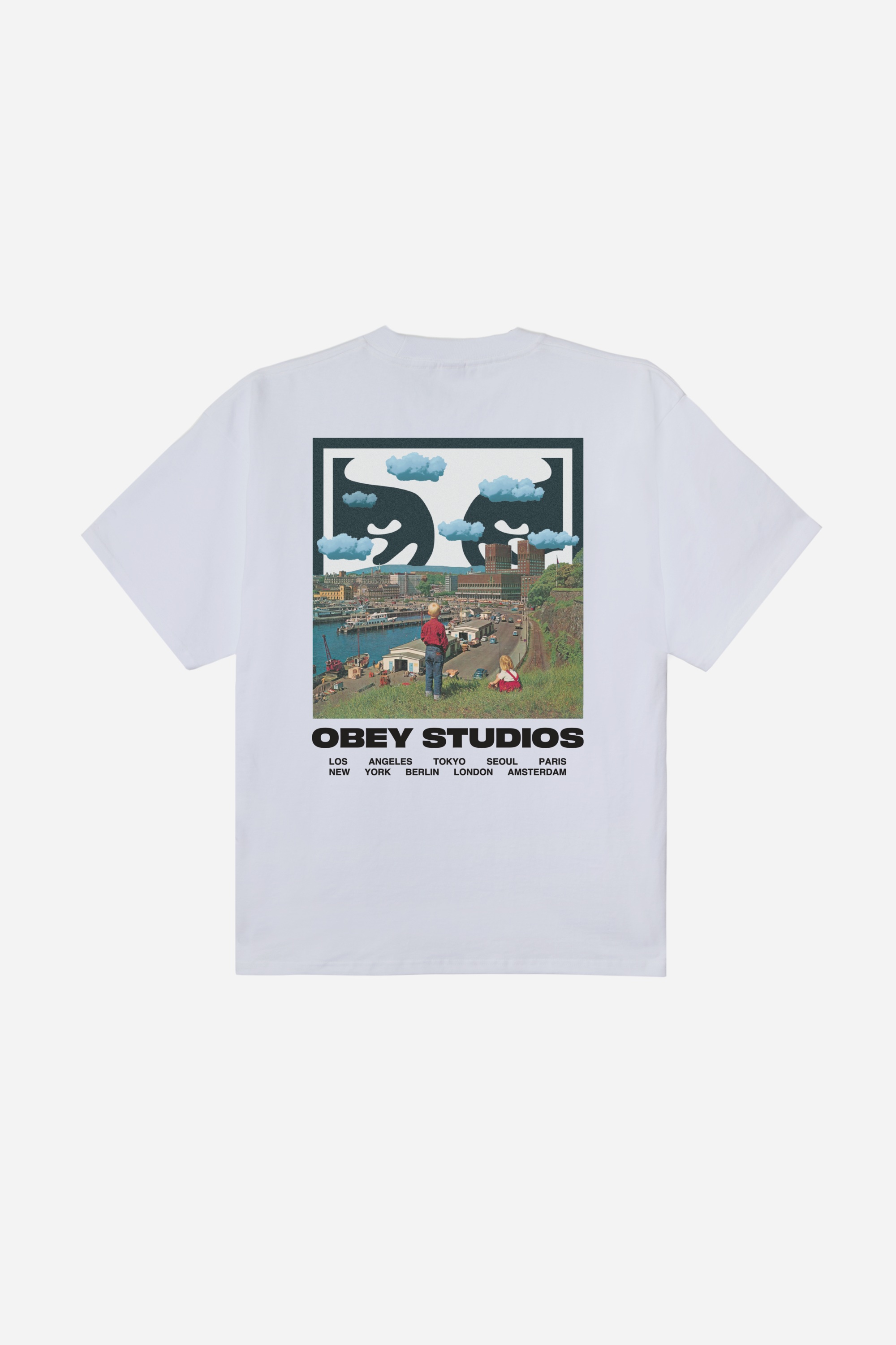 Sky Face Tee White