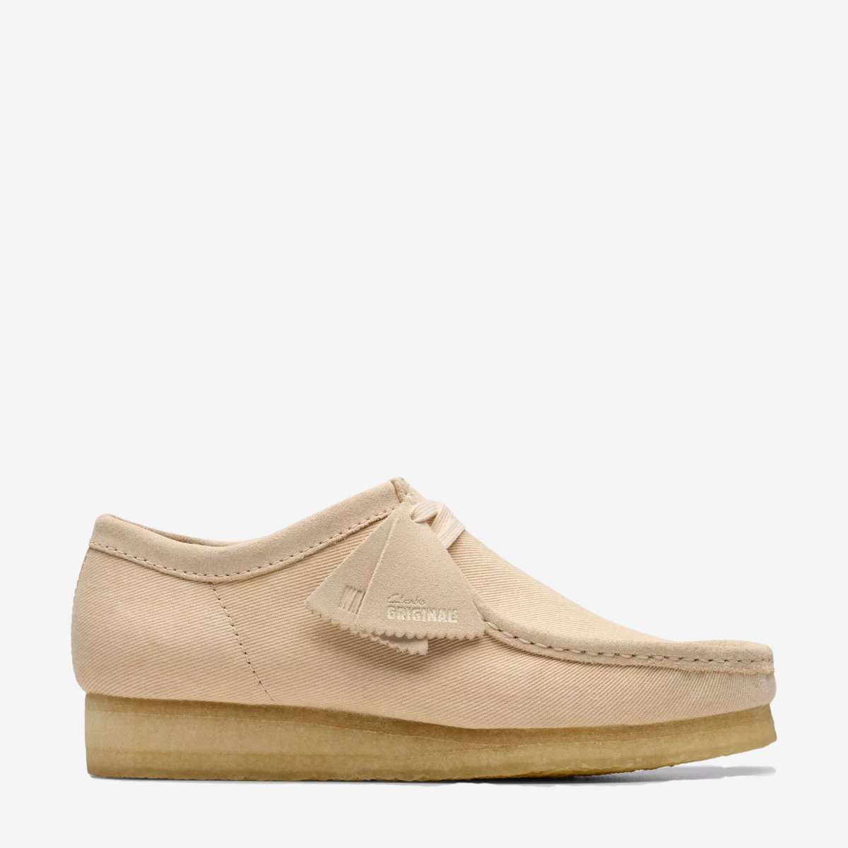 Clarks Wallabee Taupe Canvas | Casual Shoes | Hympala