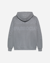 Logo Line Hoodie Snow Grey/White