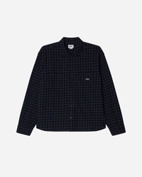Adams Woven Academy Shirt Navy