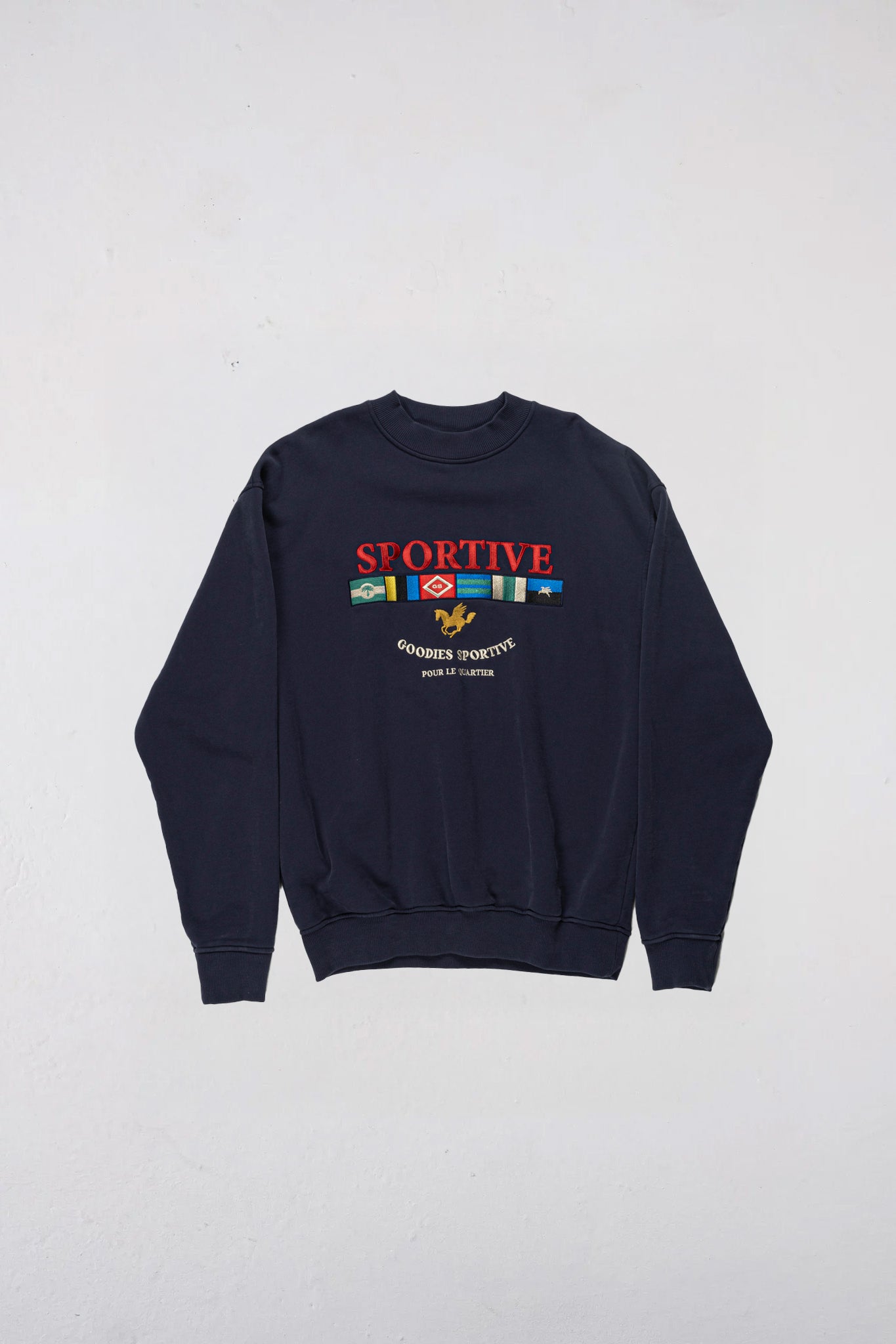 Legacy Flags Crewneck Navy Blue
