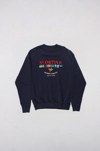 Legacy Flags Crewneck Navy Blue