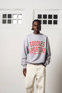 Baseball Crewneck Grey