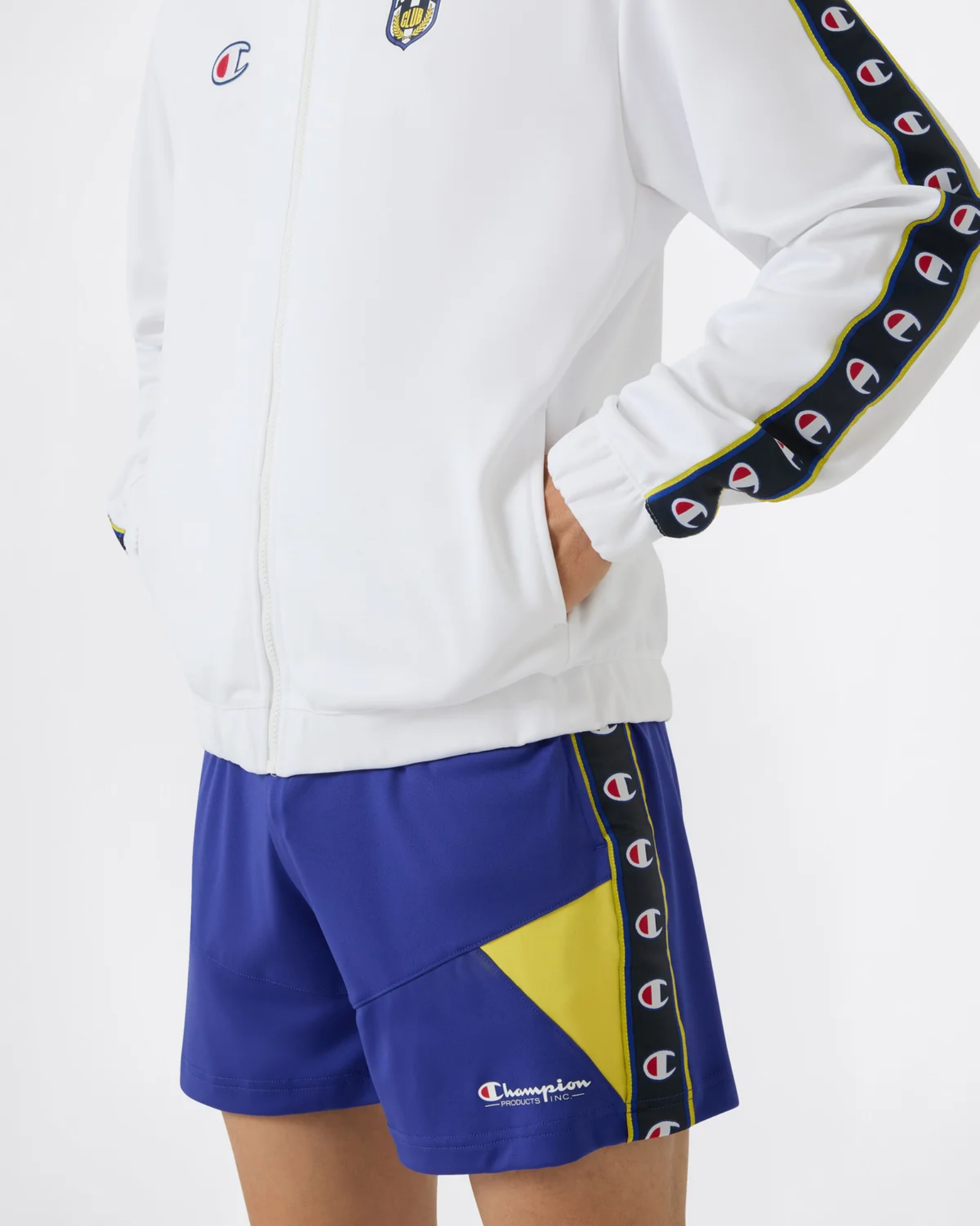 Soccer Shorts Blue/Yellow