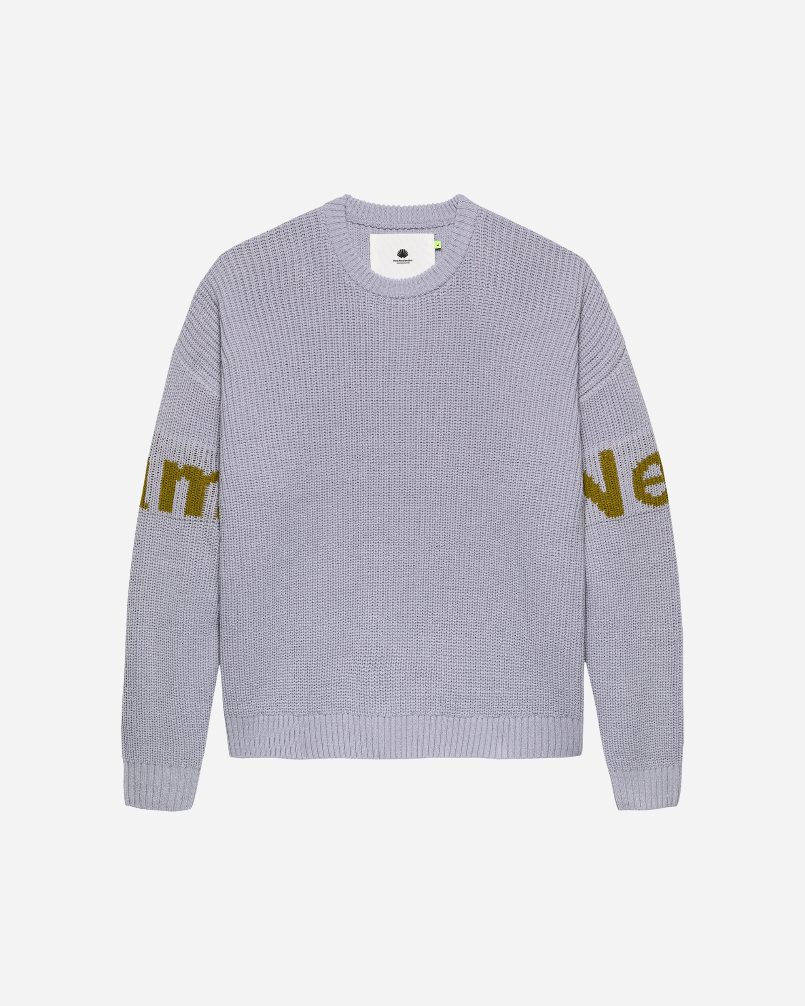 Name Crew Knit Sea Fog/Moss