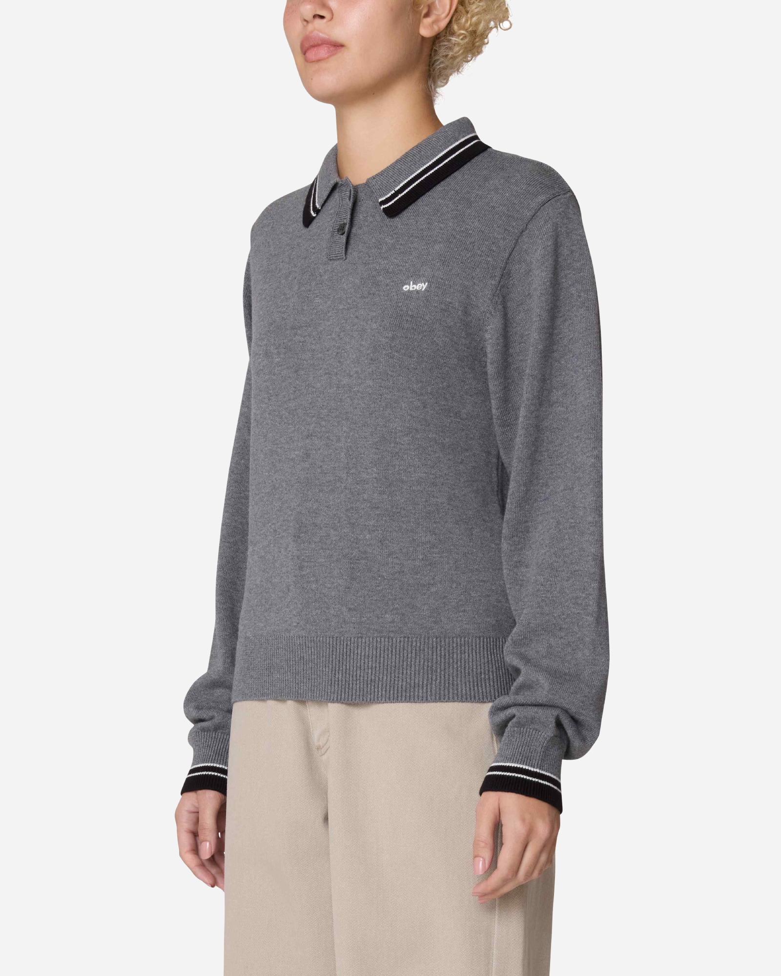 Polo Sweater Grey