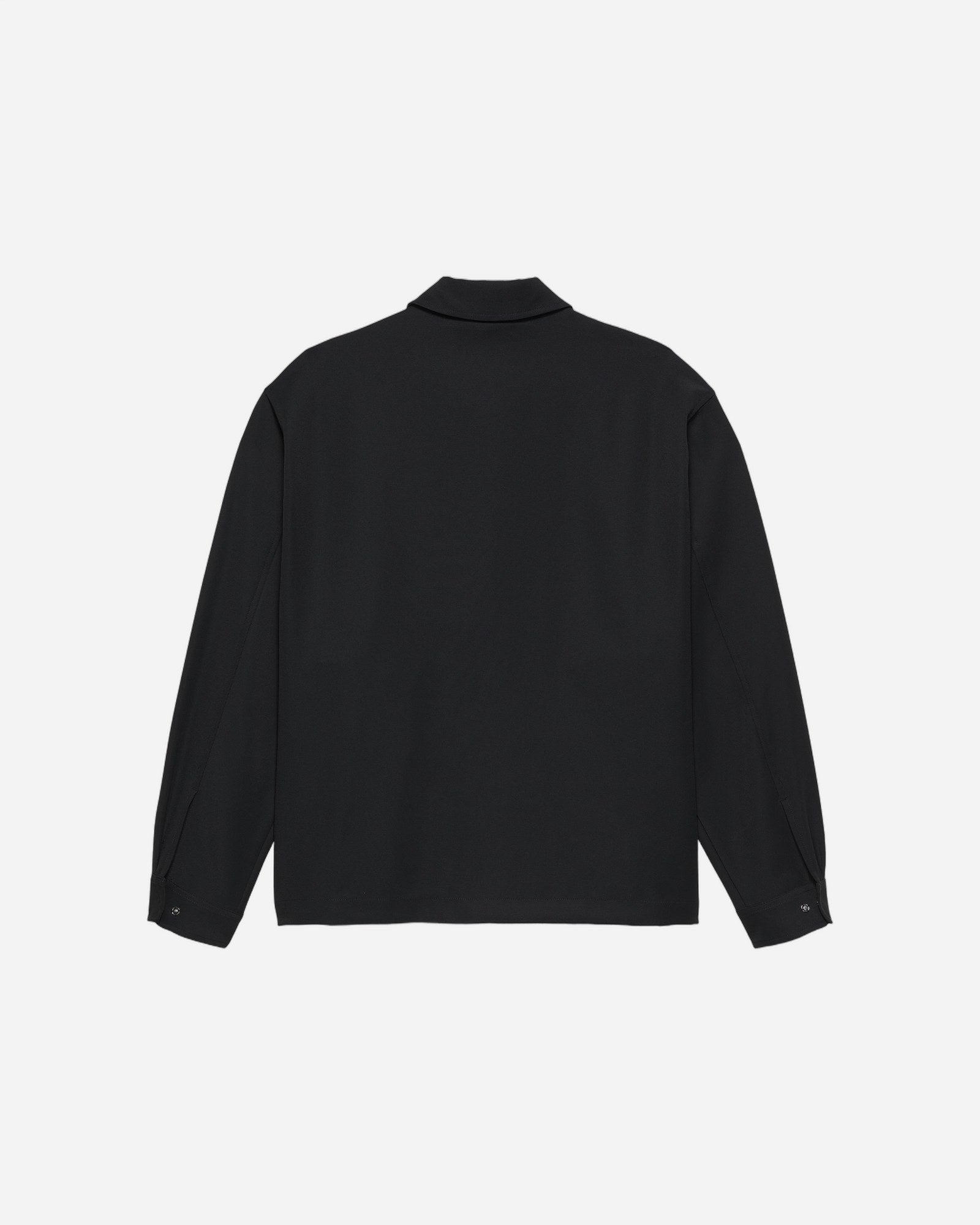 Zip Up Shirt Black — New Amsterdam Surf Association
