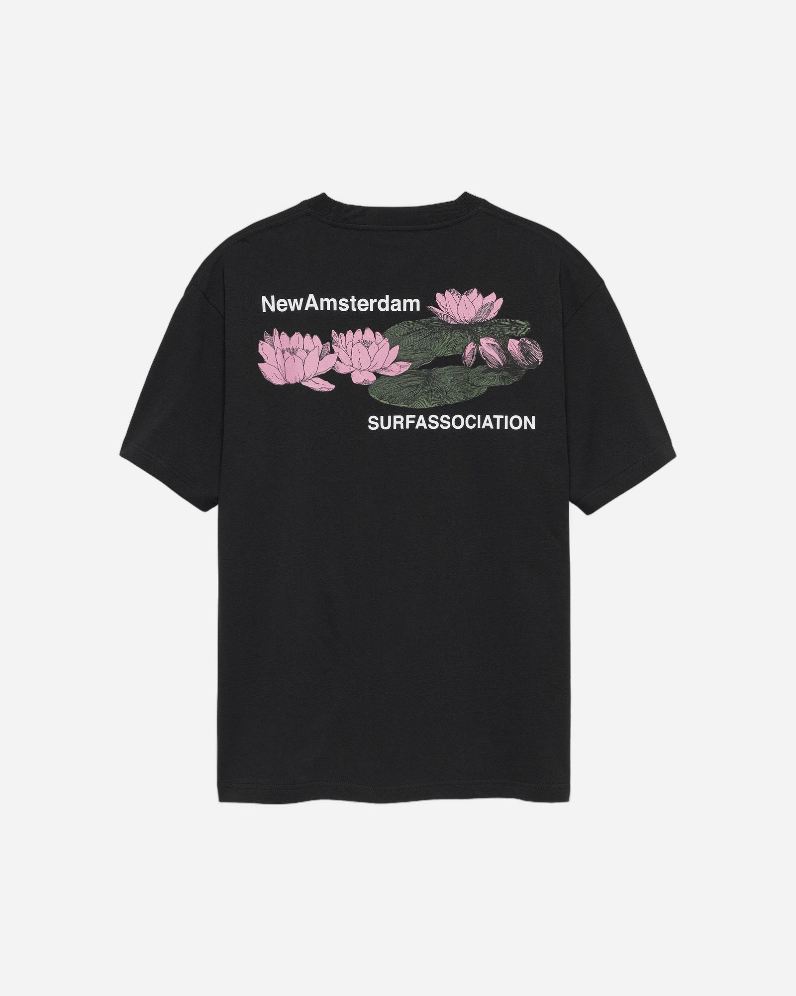 Lilies Tee Black — New Amsterdam Surf Association