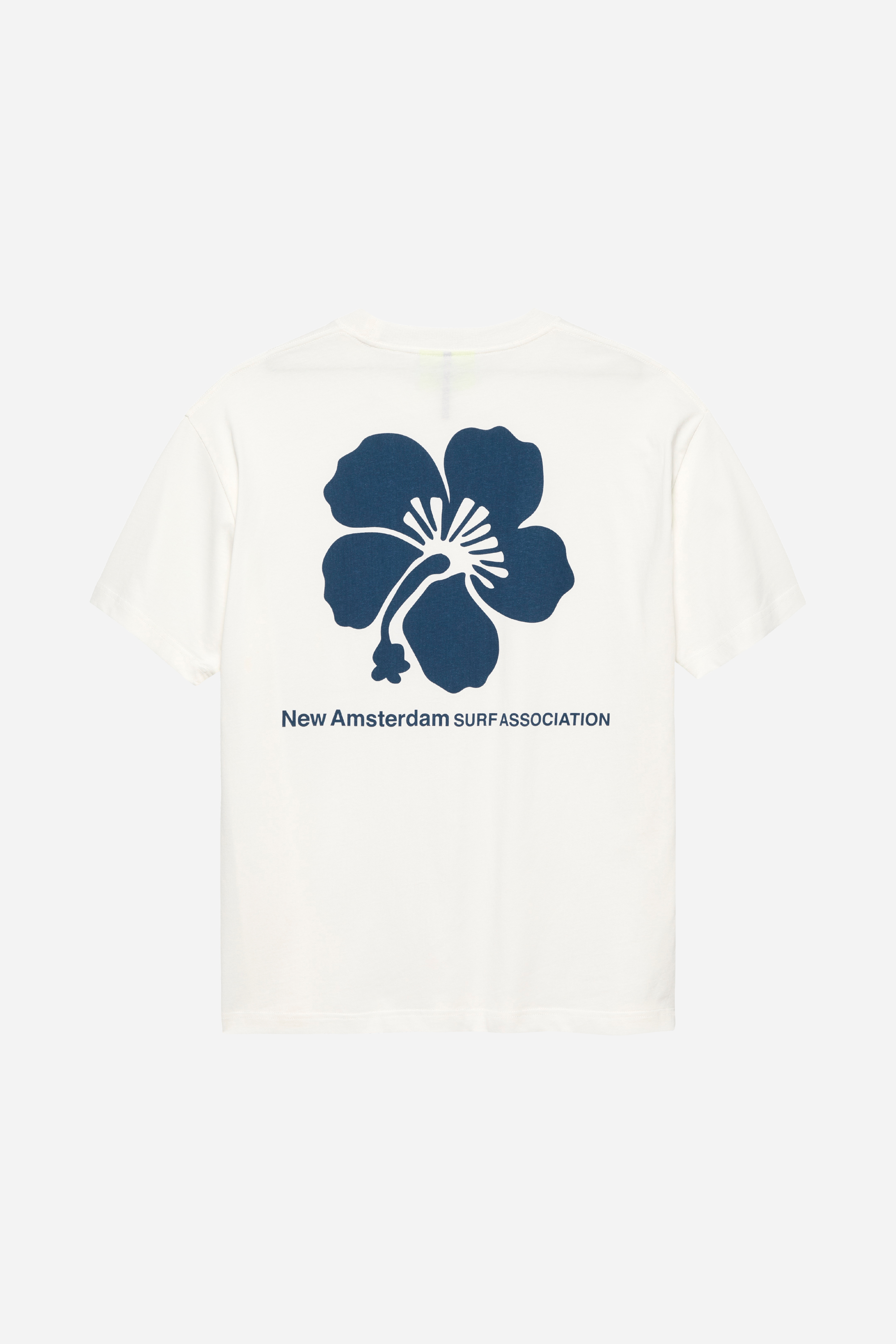 Hibiscus Tee Washed White