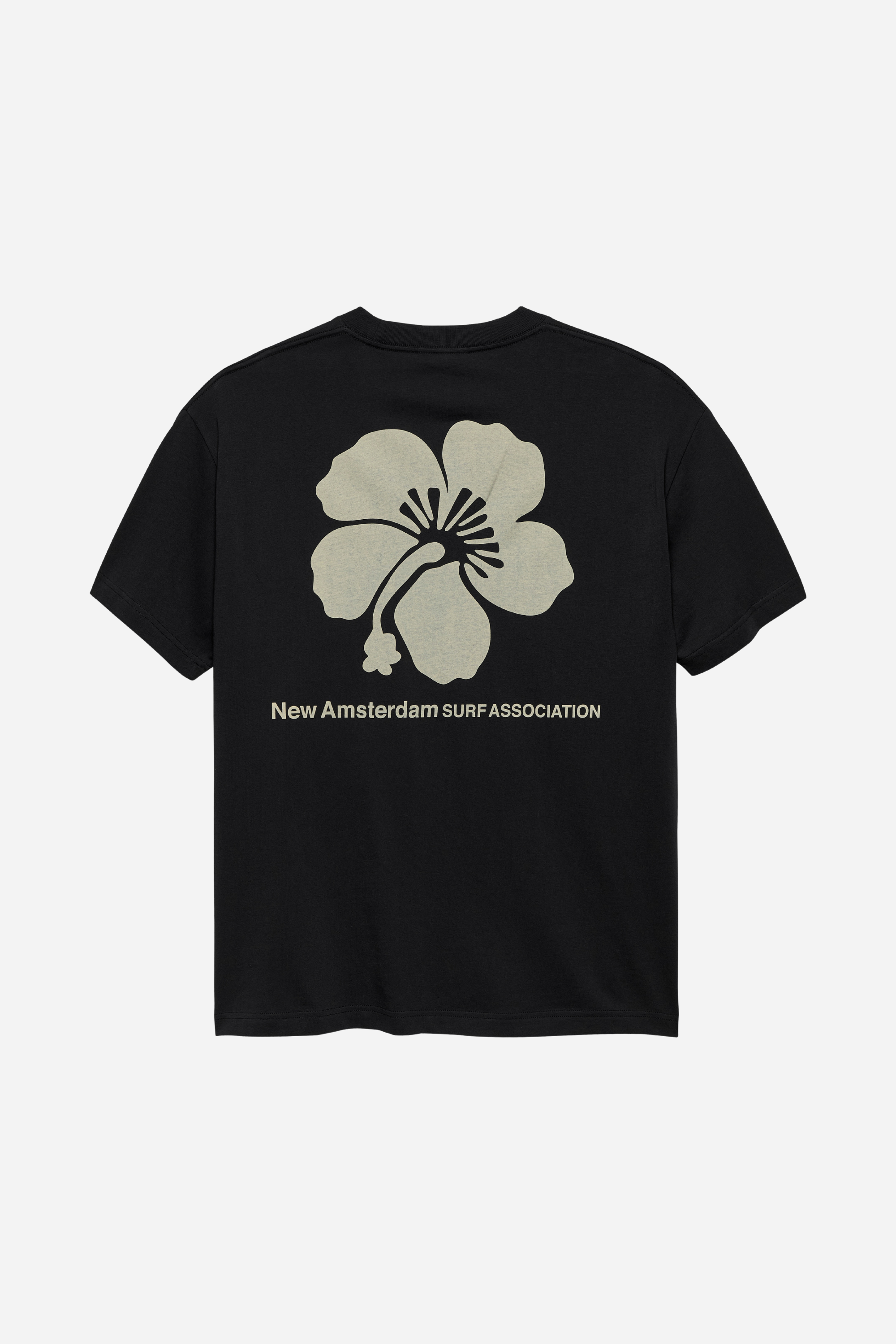 Hibiscus Tee Black