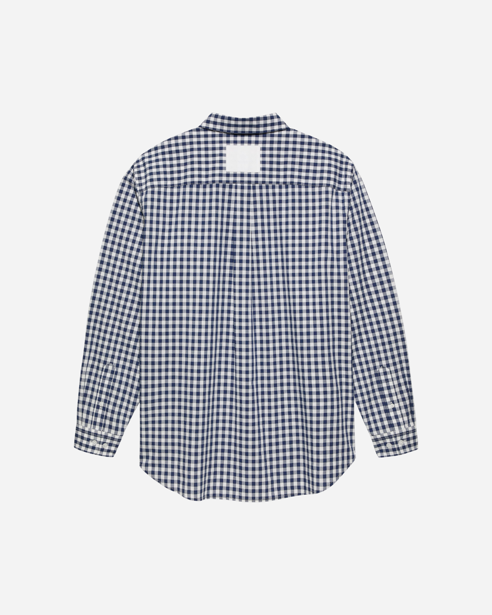 Beach Shirt Poplin Navy Check