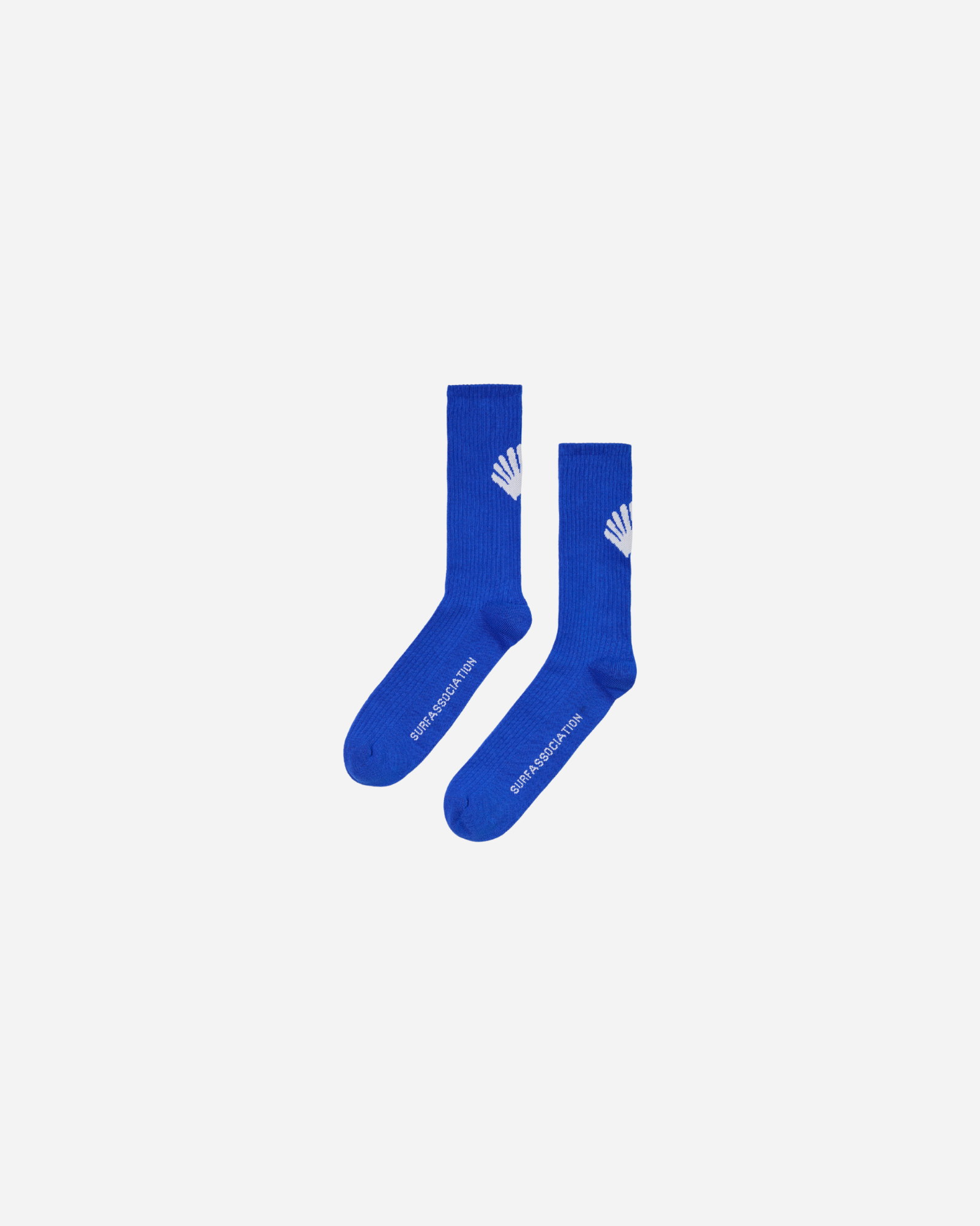 Logo Socks Cobalt /White