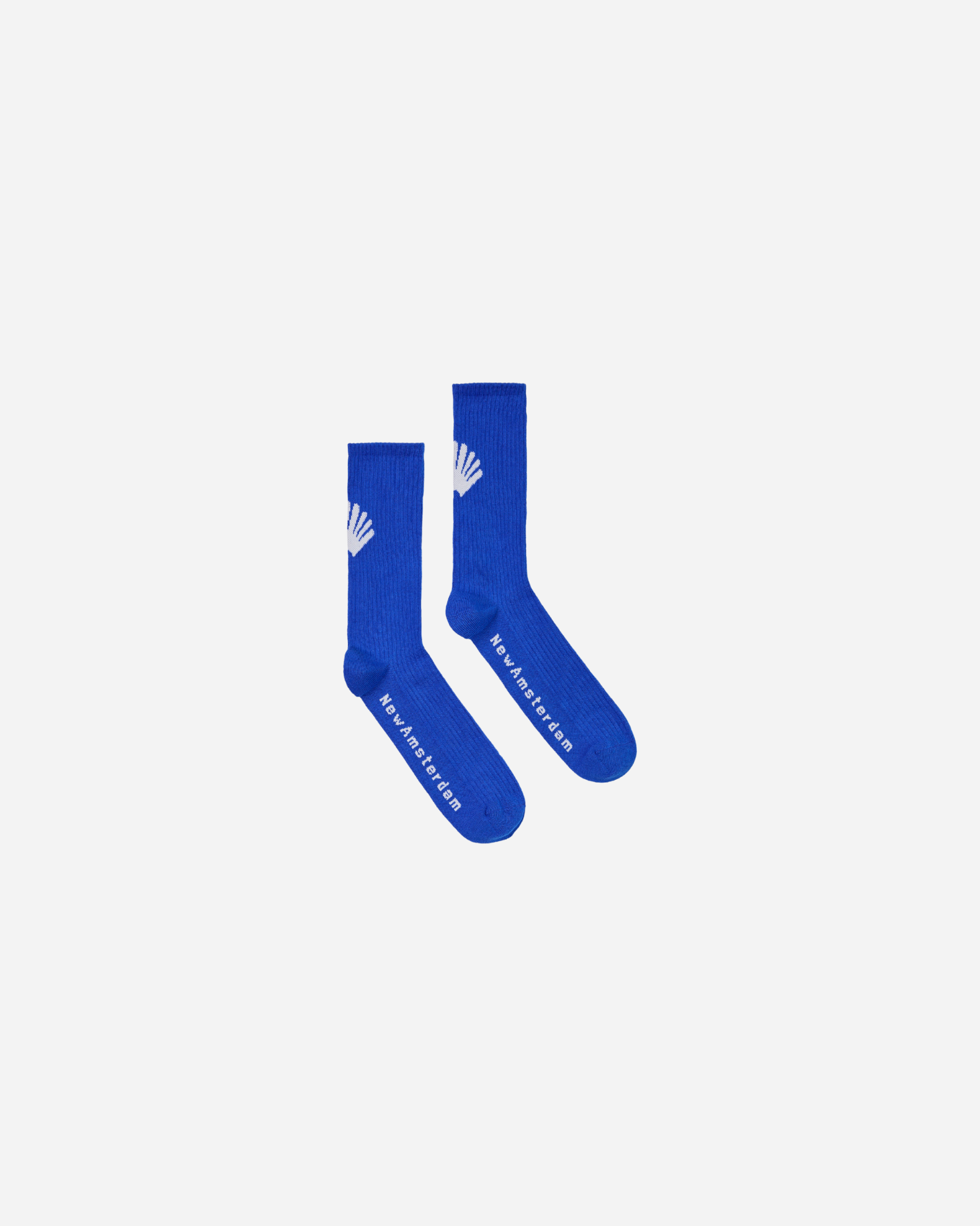 Logo Socks Cobalt /White