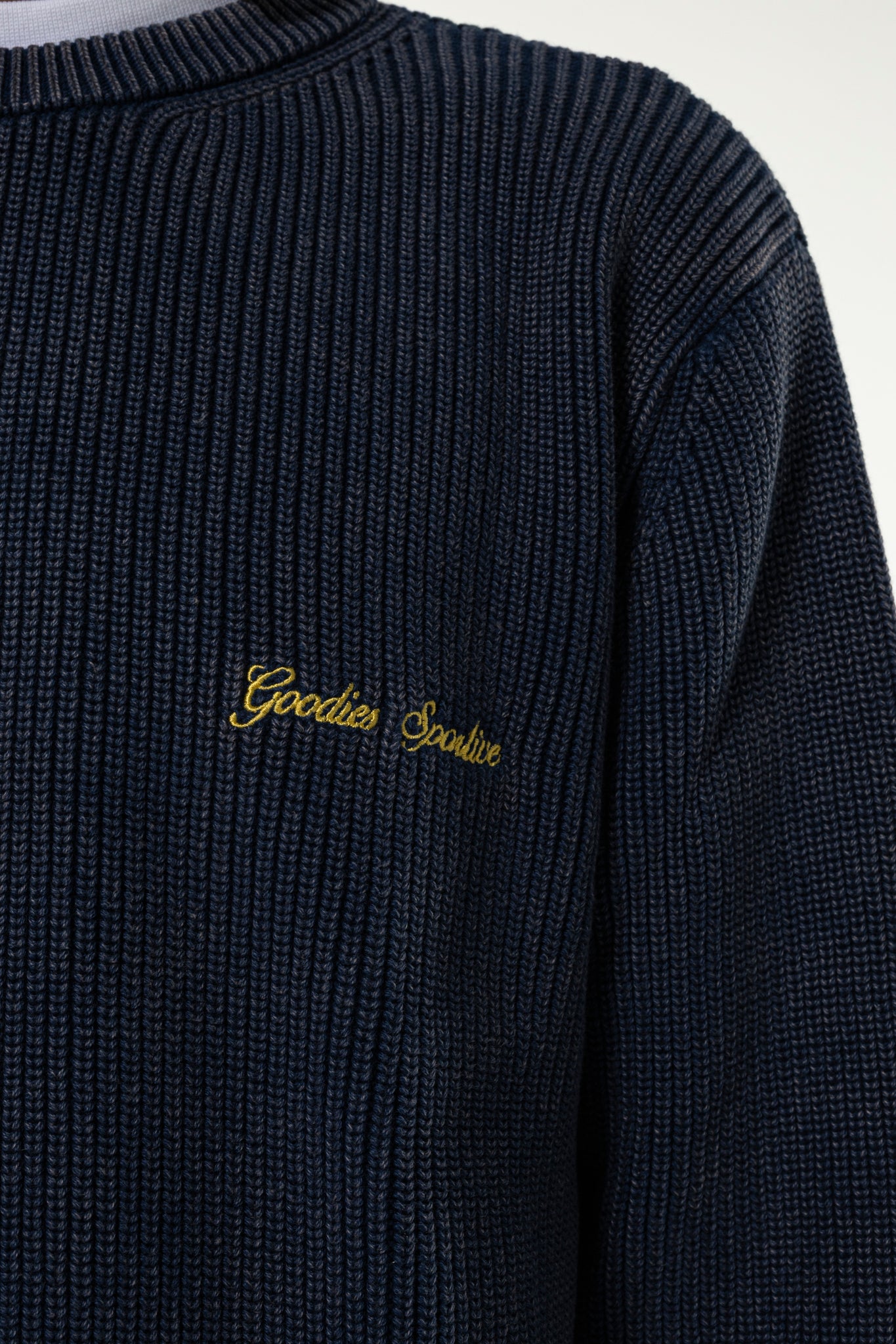 Washed Insignia Premium Knit Blue/Mustard