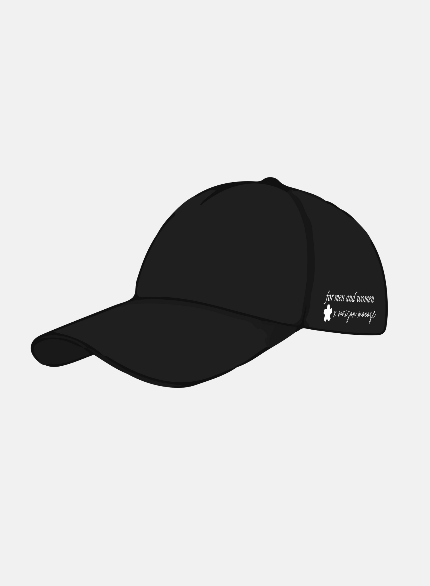 x Maison Mooose Cap Black