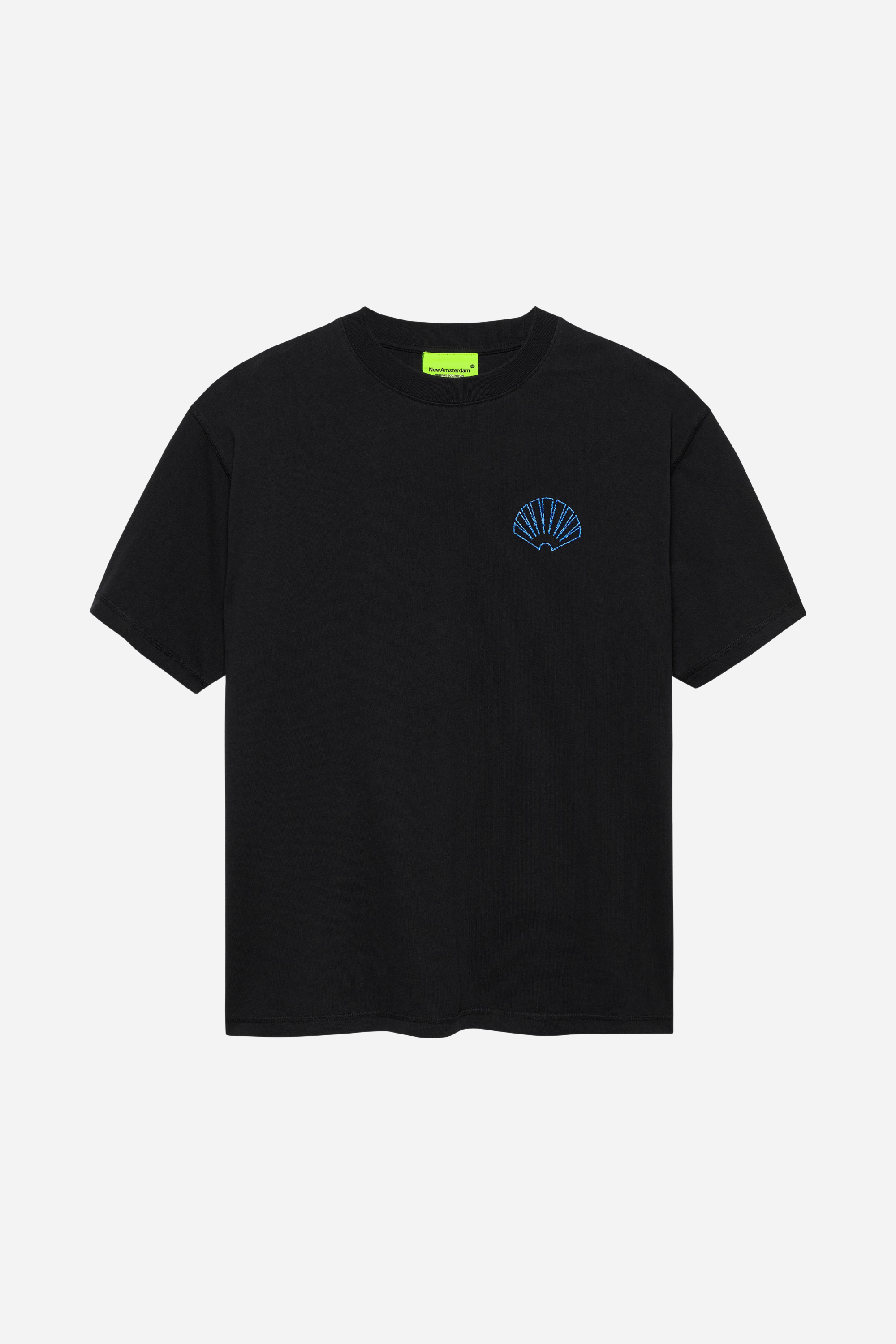 Logo Tee Black/Acid Blue