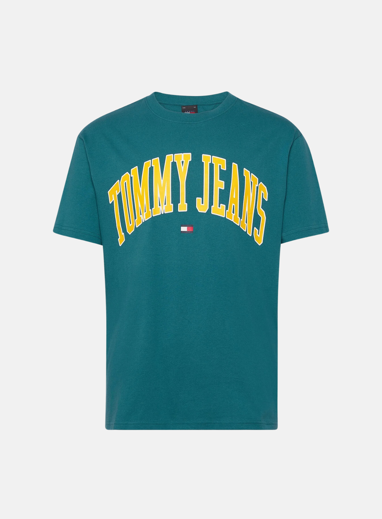 Tommy Jeans TJM Regular Varsity Tee Teal - Hympala Store 