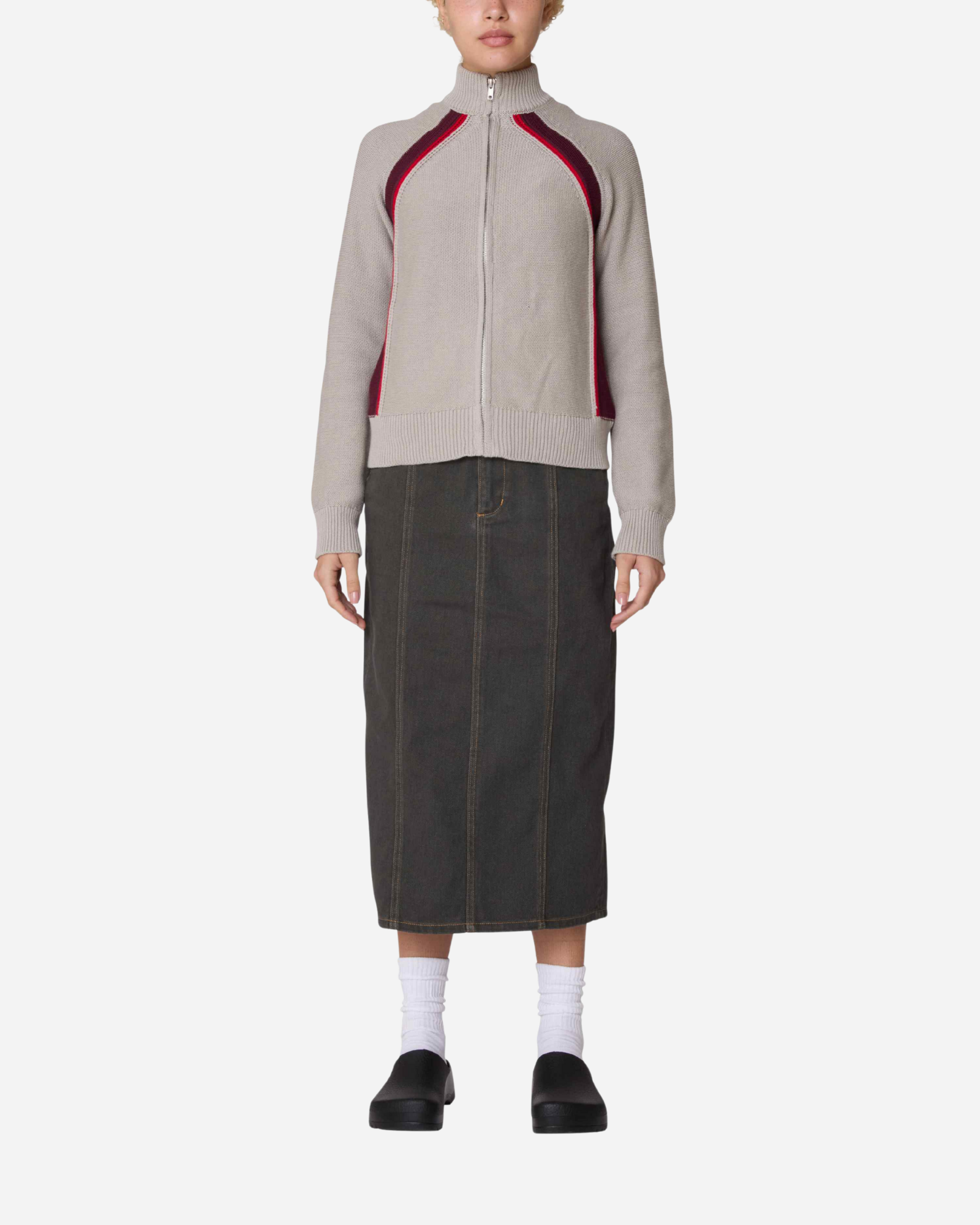 Zip Mock Sweater