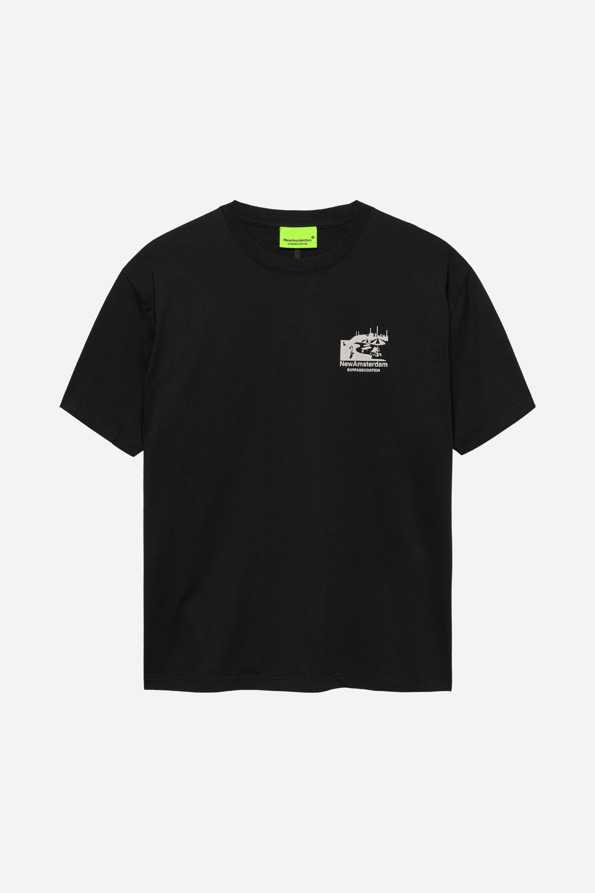 Beach Sign Tee Black