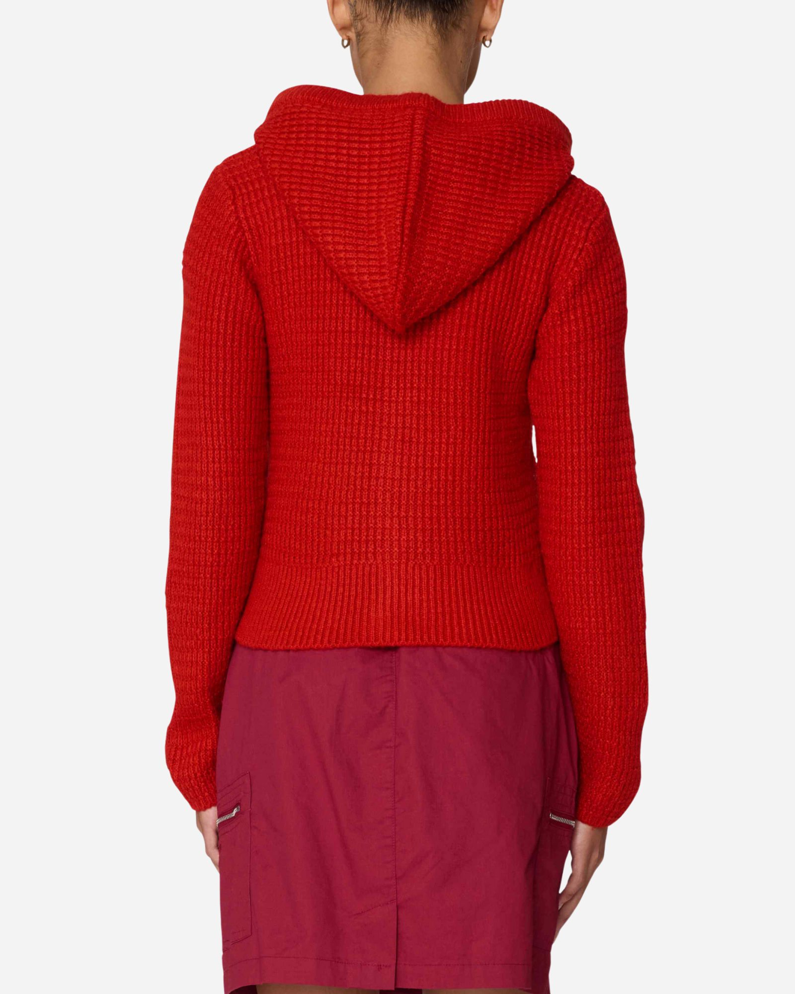 Zip-Hoodie Sweater Red