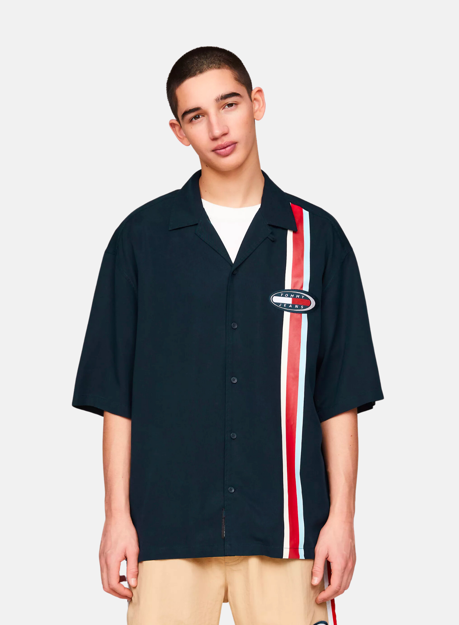 Tommy Jeans Archive Relaxed Fit Overshirt - Hympala Store 