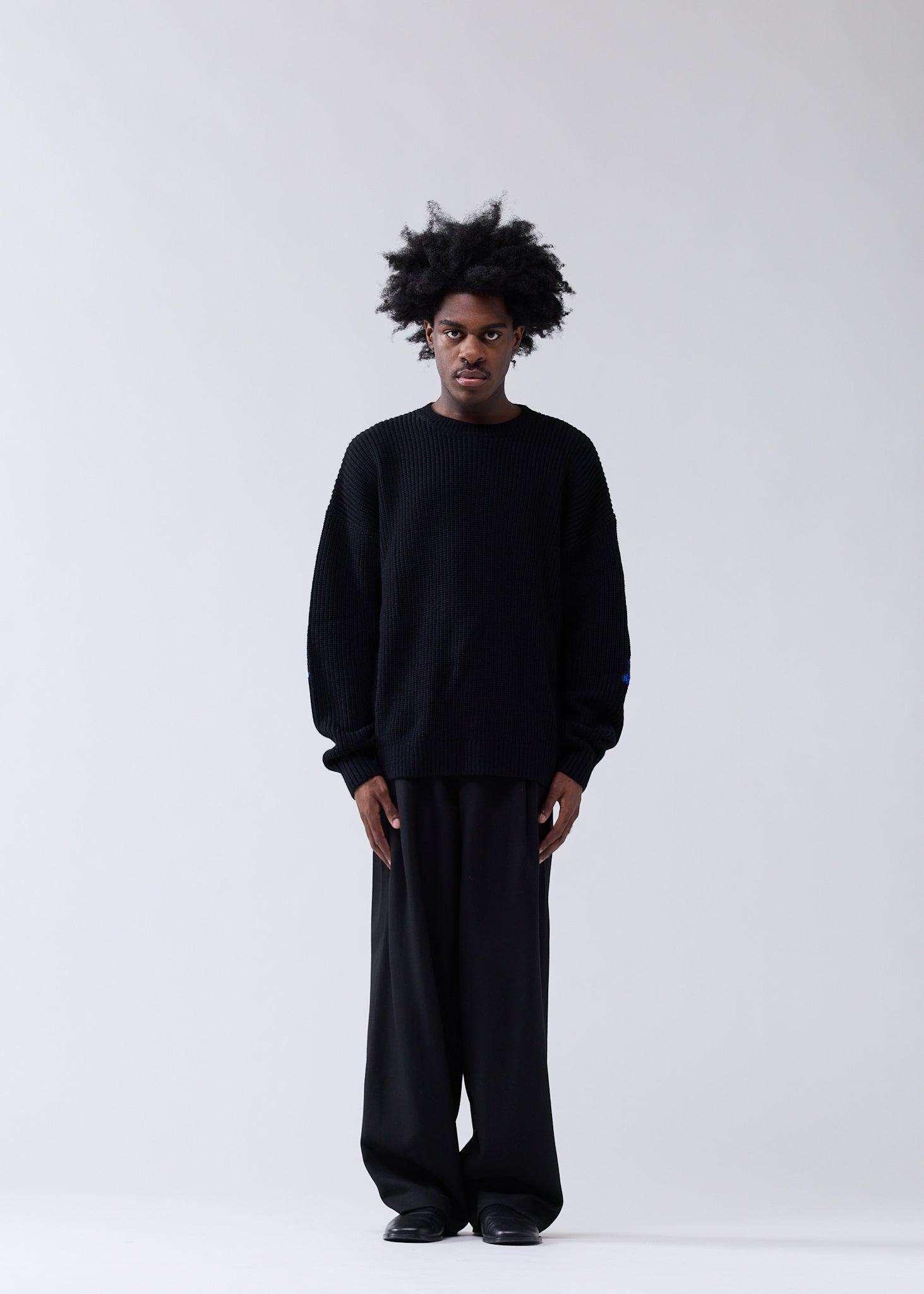 Line Name Knit Black/Cobalt