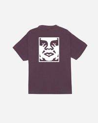 Bold Icon Face Tee Pigment Purple