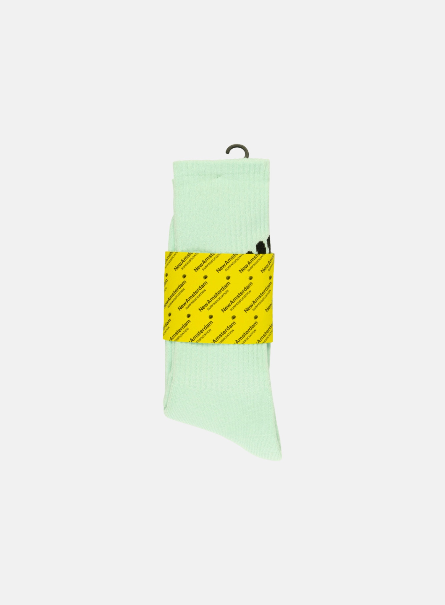 New Amsterdam Surf Association Logo Socks Bleached Aqua - Hympala Store 