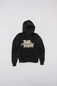 Pegasus Hoodie Black Stone Washed