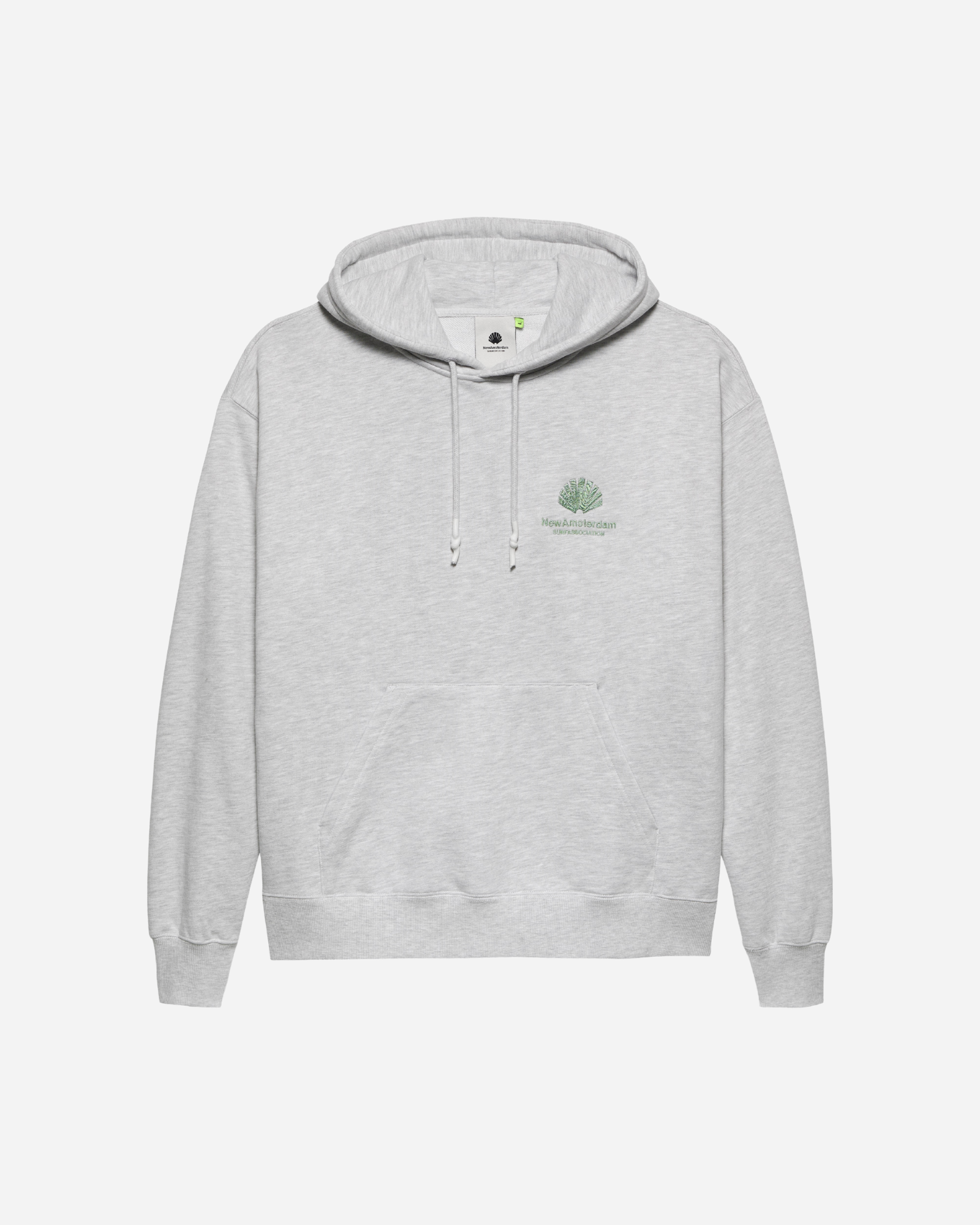 Logo Hoodie Ash/Teal