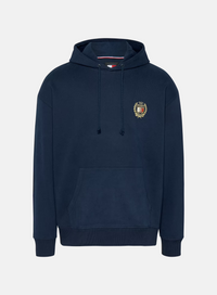 TJM Regular Flag Crest Hoodie Navy