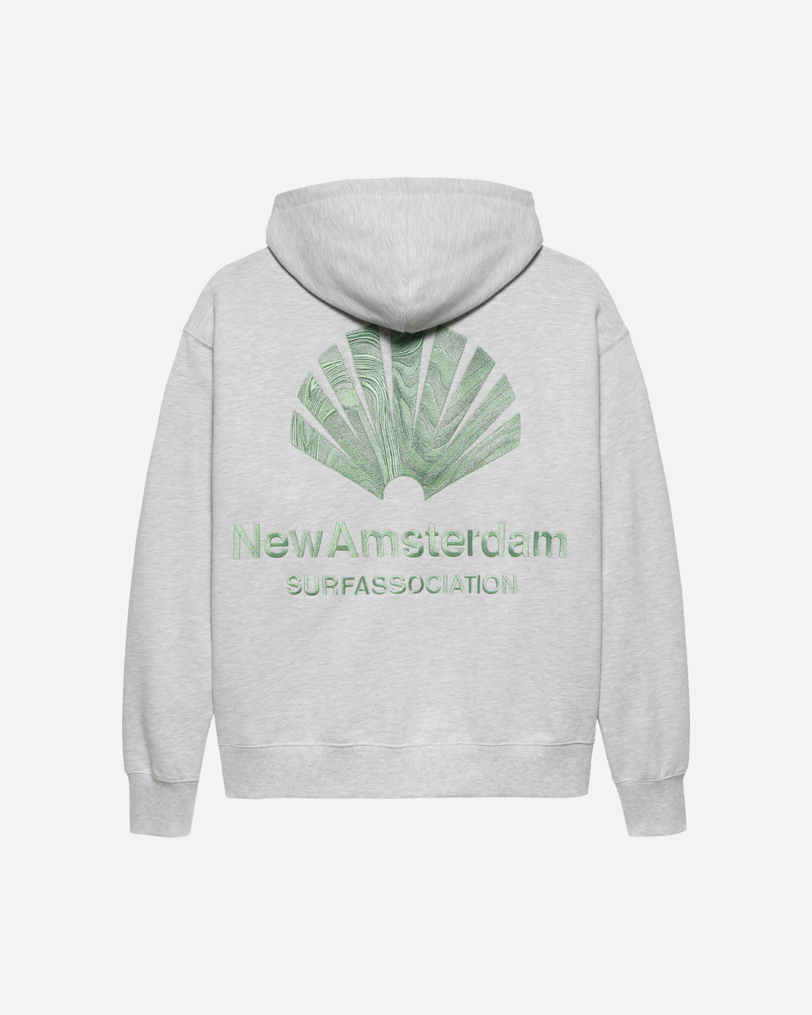 Logo Hoodie Ash/Teal