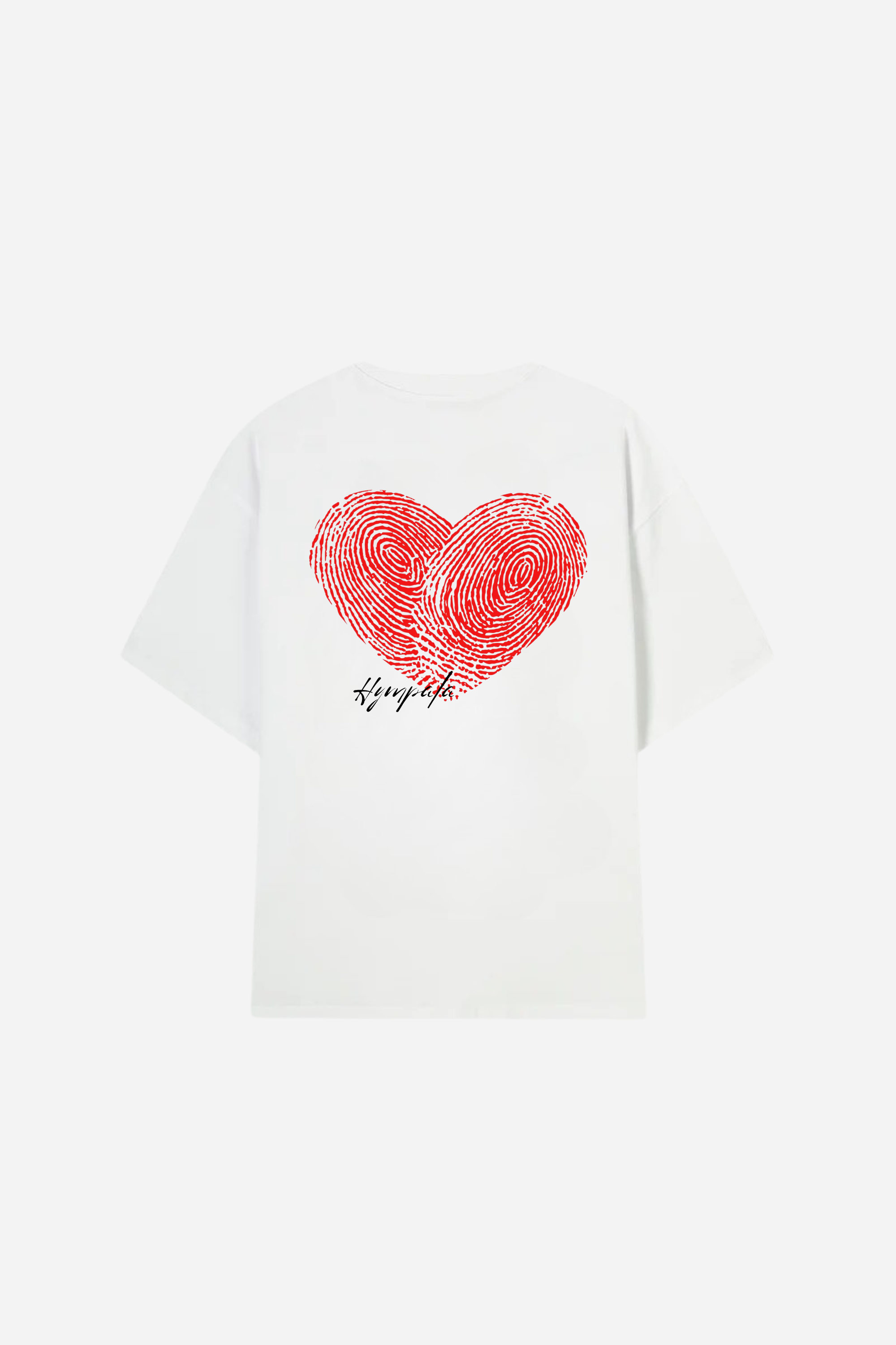 Heartprint Tee White