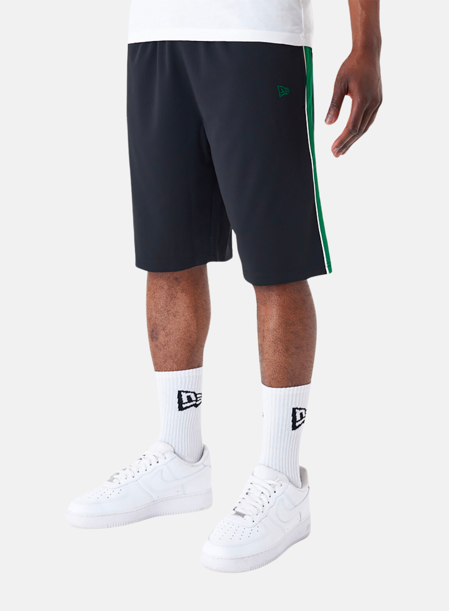 New Era Panel Shorts Black - Hympala Store 