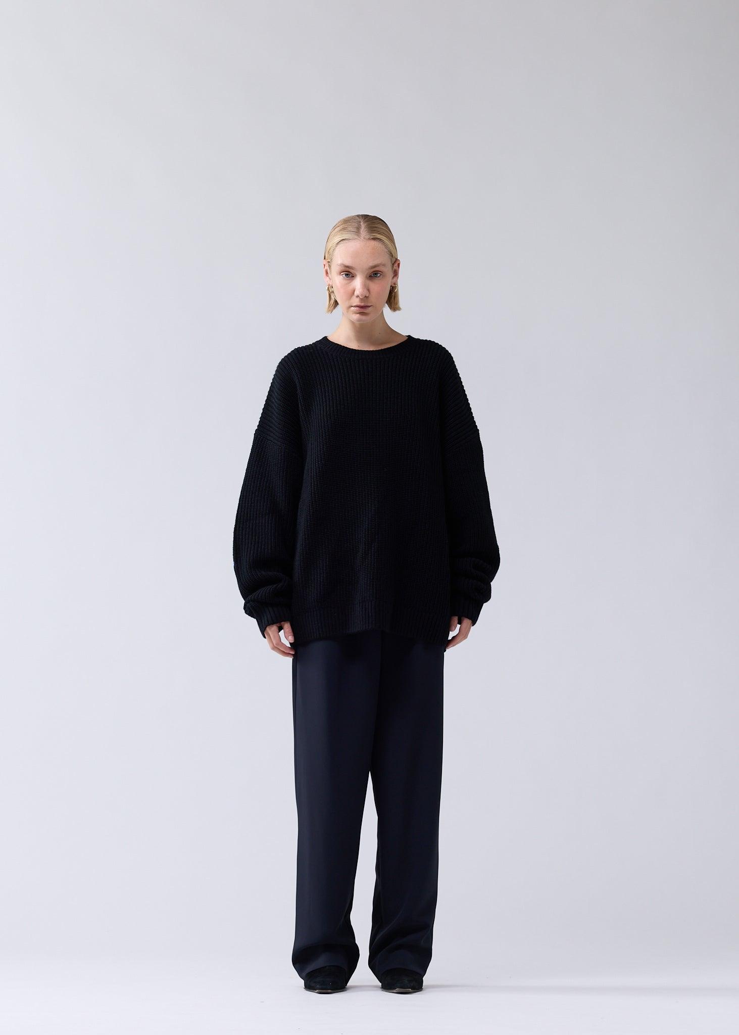Line Name Knit Black/Cobalt