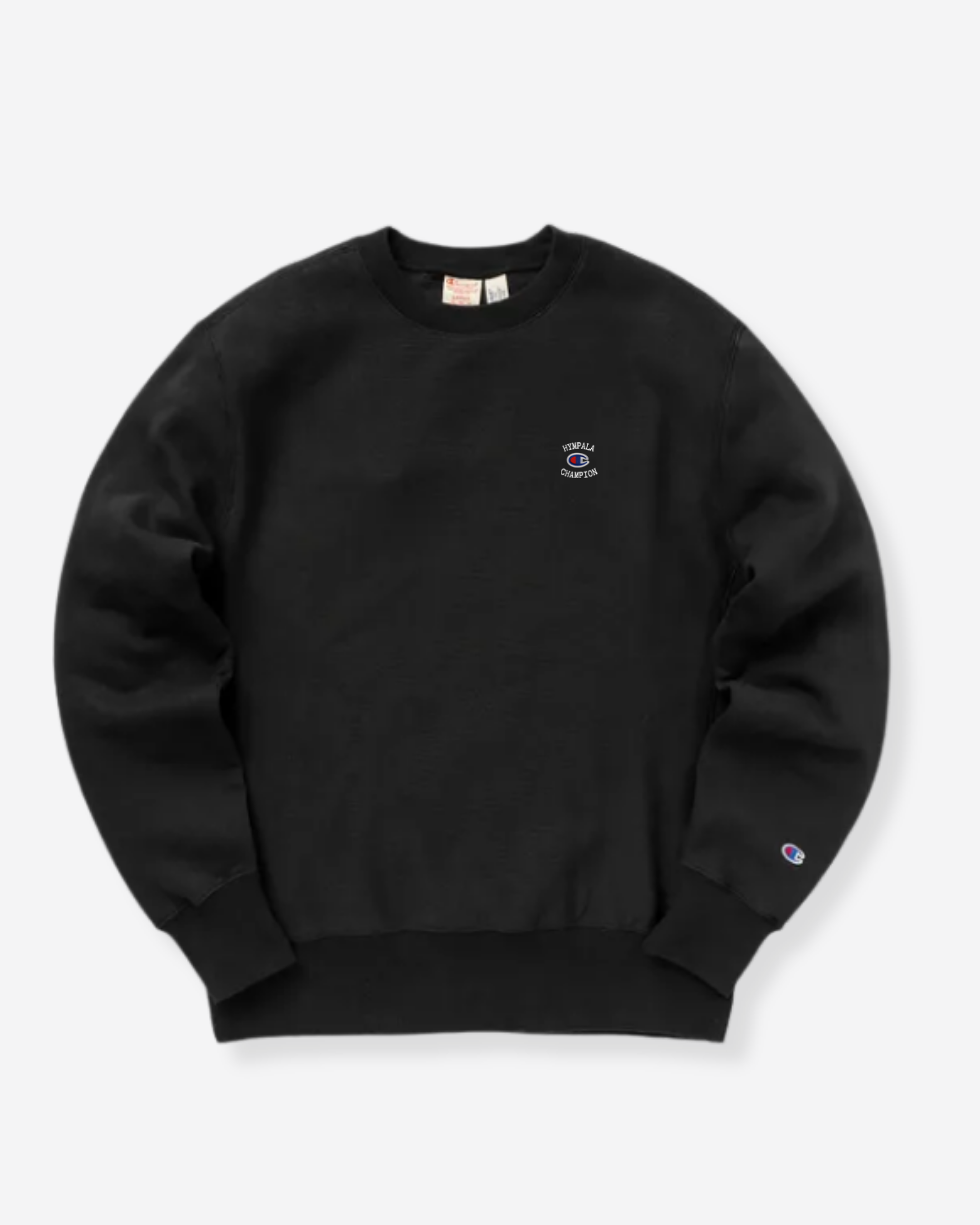 x Champion Reverse Weave Soft Fleece Crewneck Black