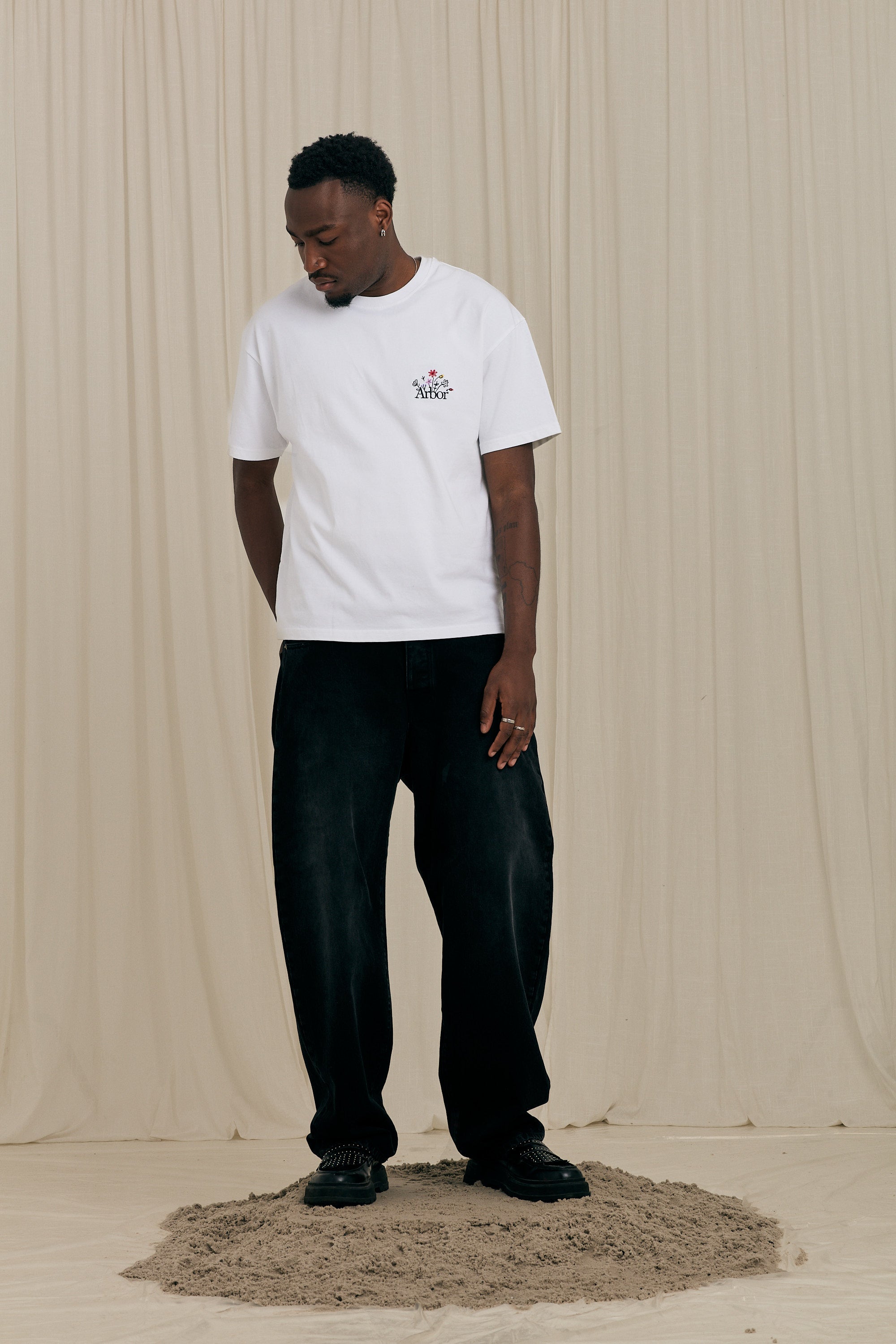 Flower Garden Tee White