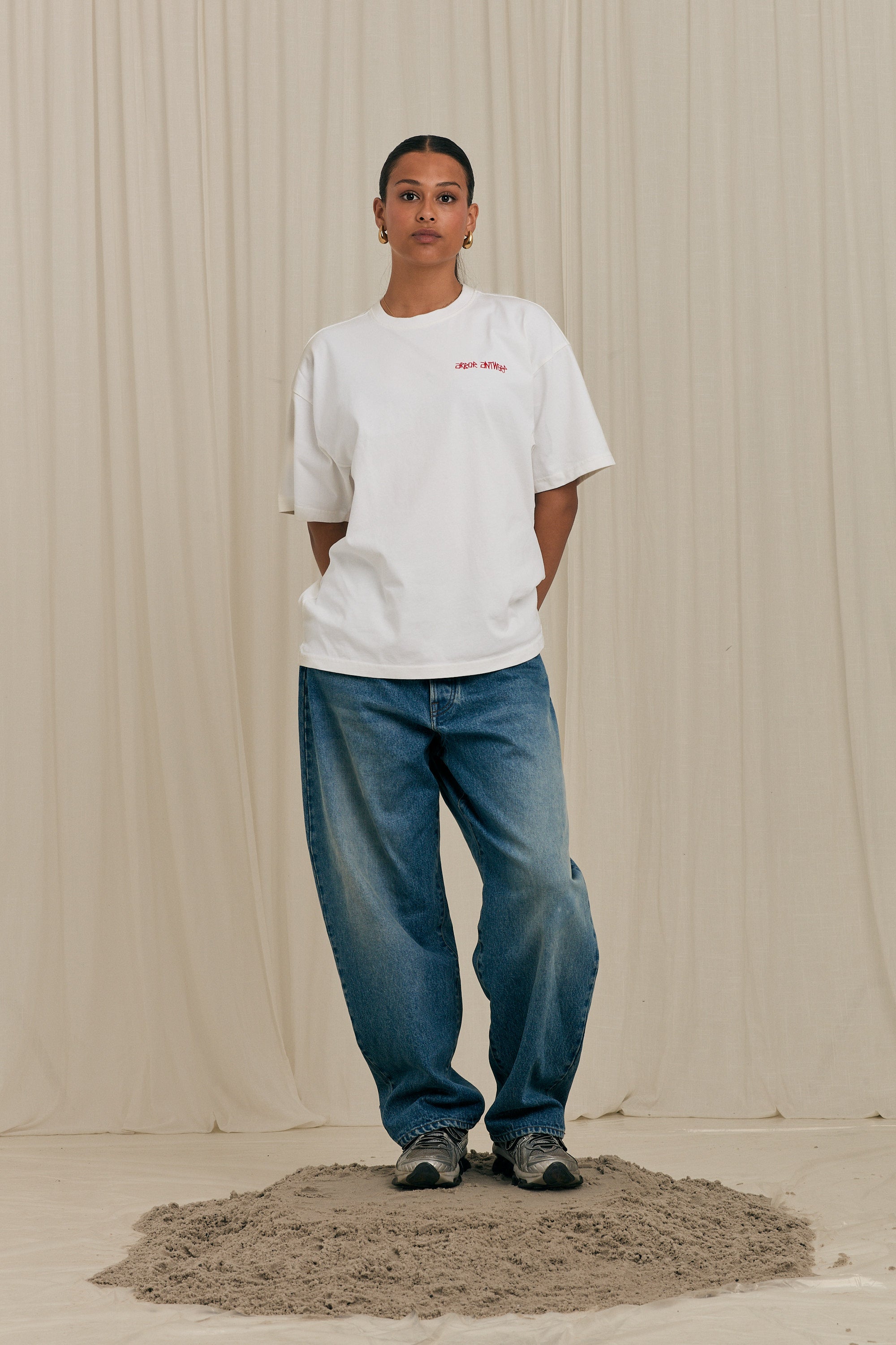 Triple Hearts Tee Red