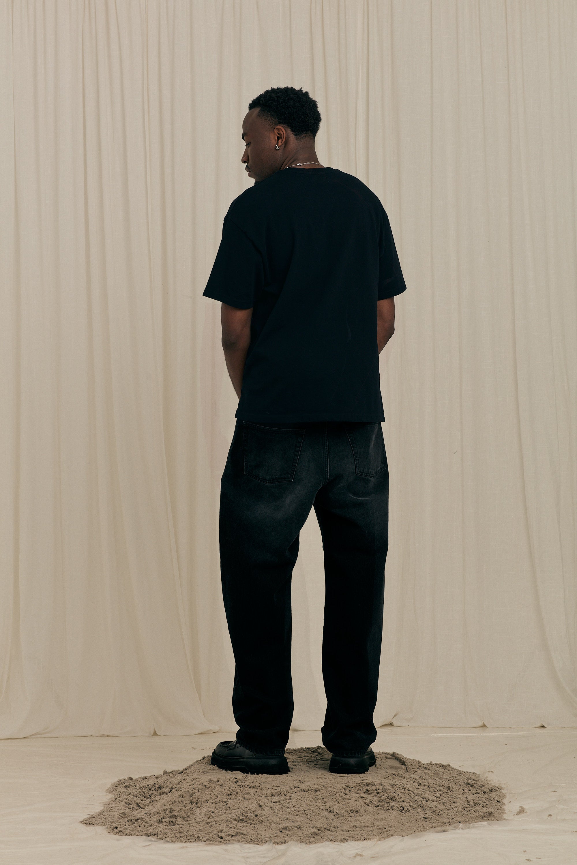 Mini Flower Tee Black