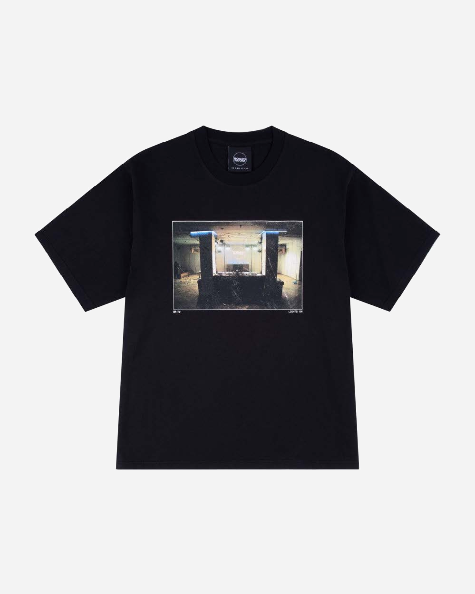 Lights On Photo Tee Black