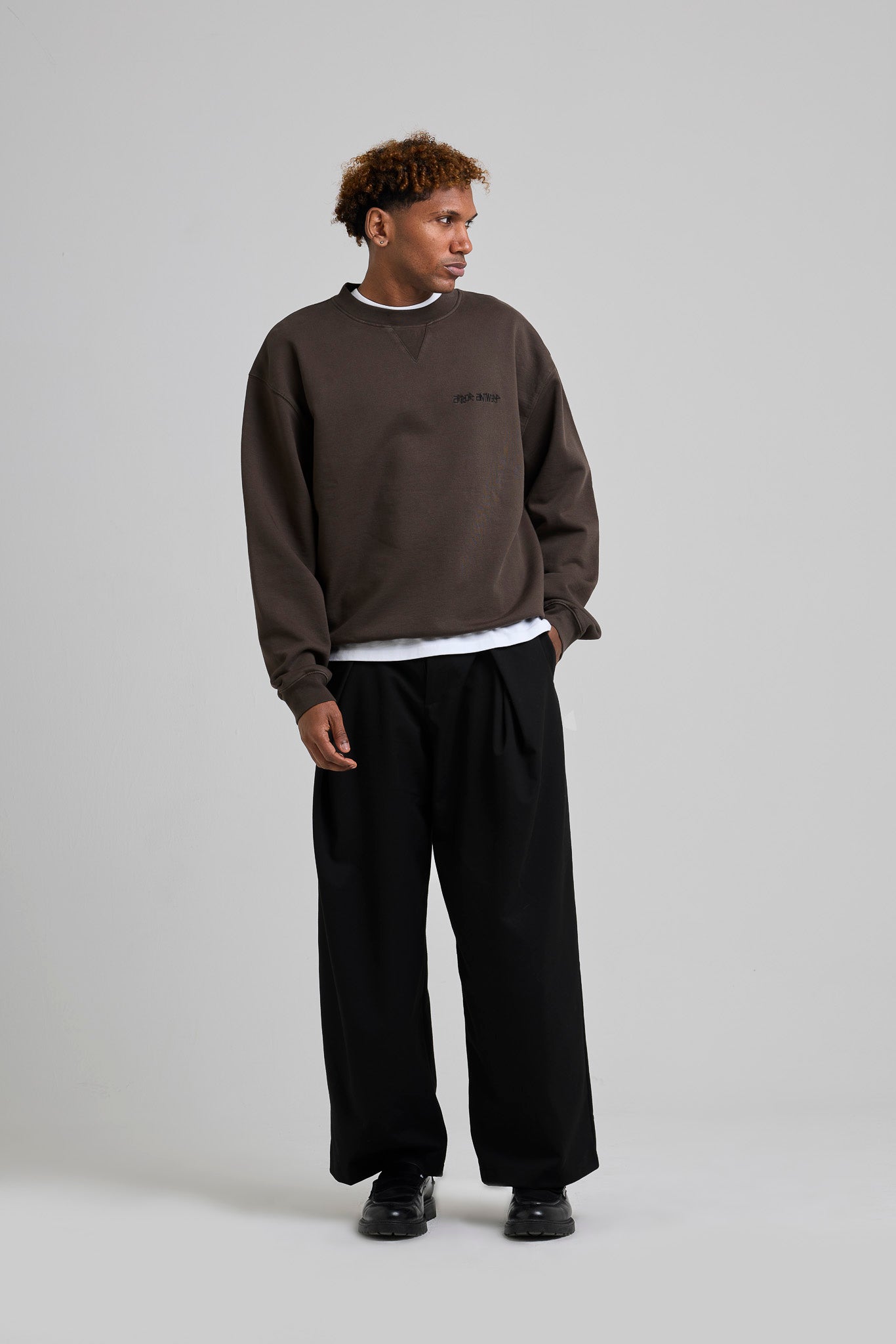 Pixel Flower Crewneck Koffie