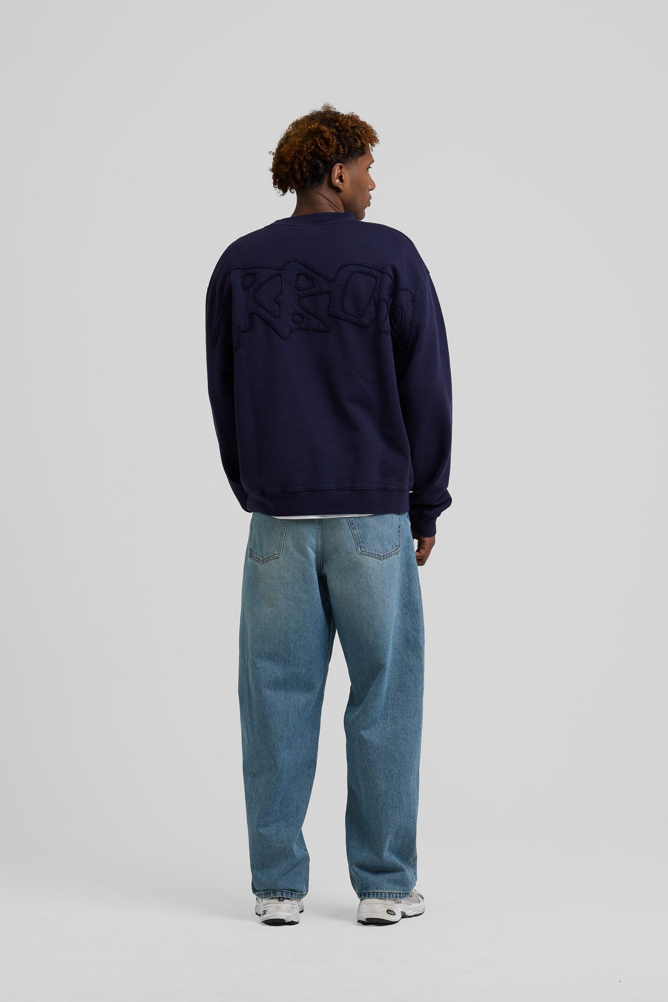 Big Application Crewneck Dark Blue