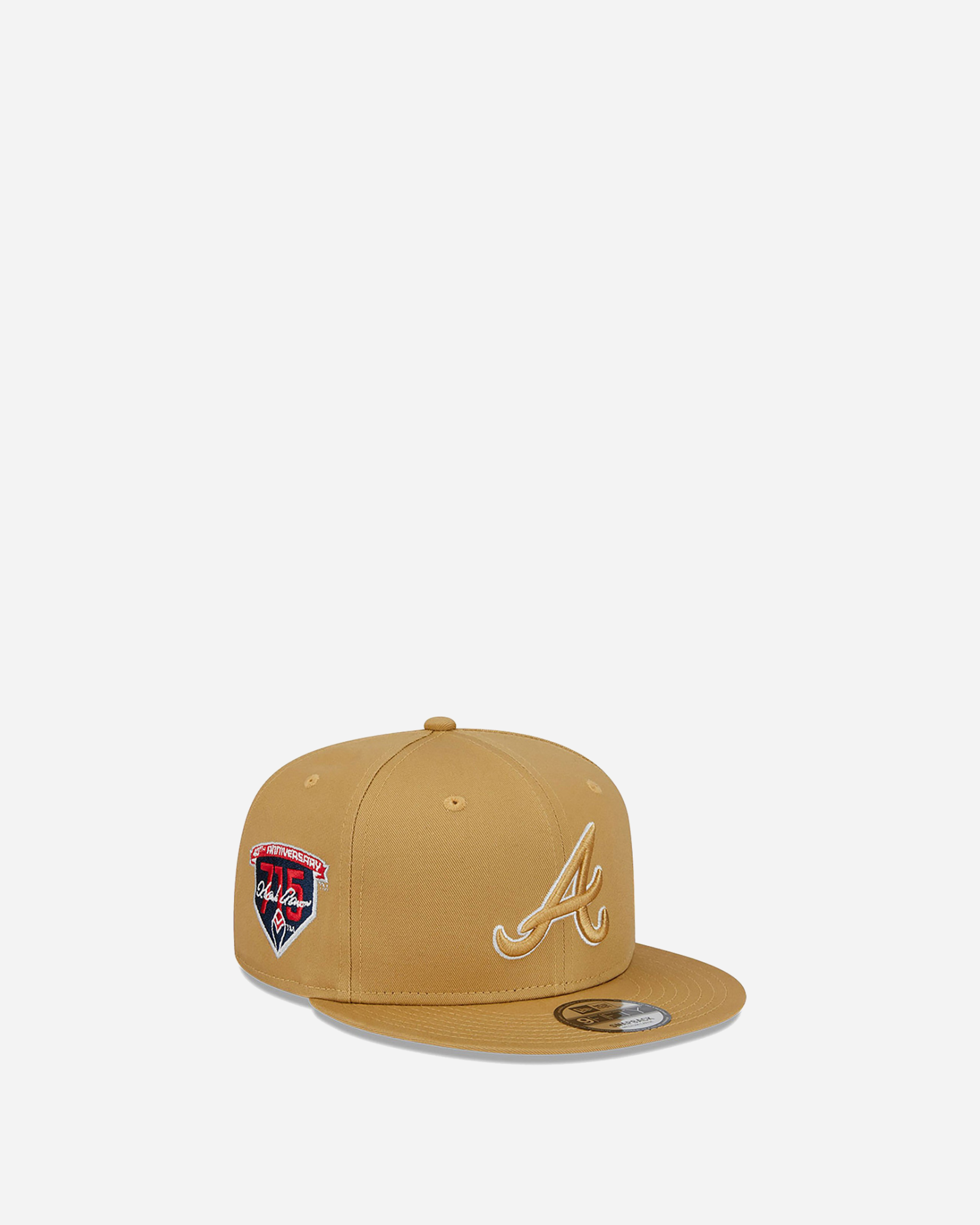 Atlanta Braves Side Patch Beige 9FIFTY Snapback Cap