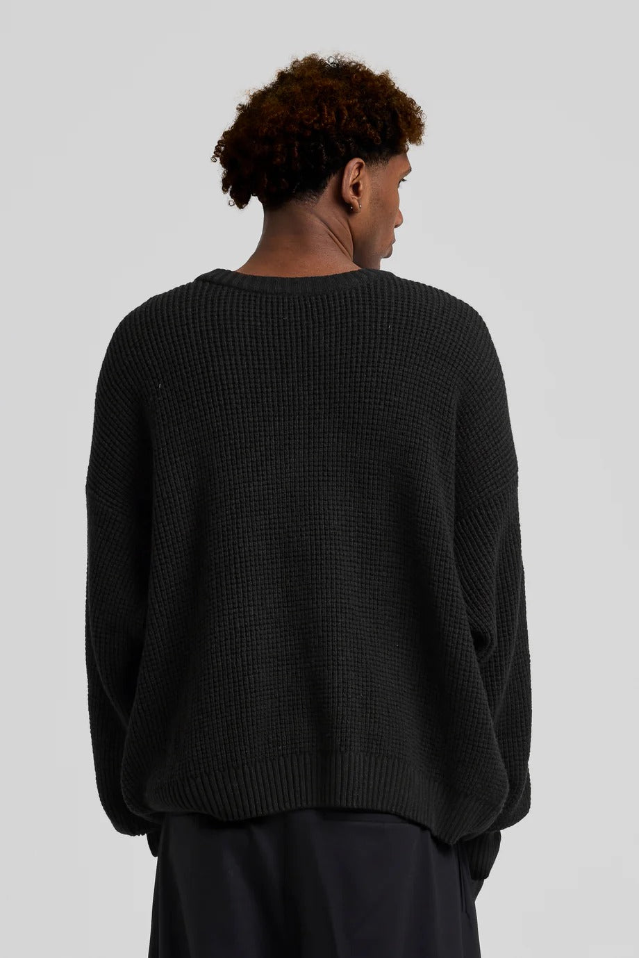 Textured Knit Black