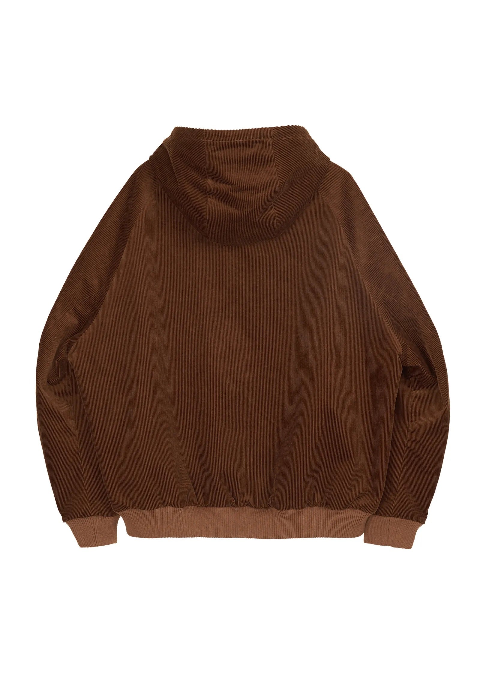 Corduroy Padded Jacket Wine
